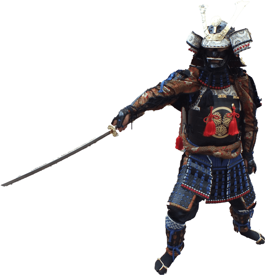 Tradisyonal na Baluti ng Mandirigmang Samurai Wallpaper