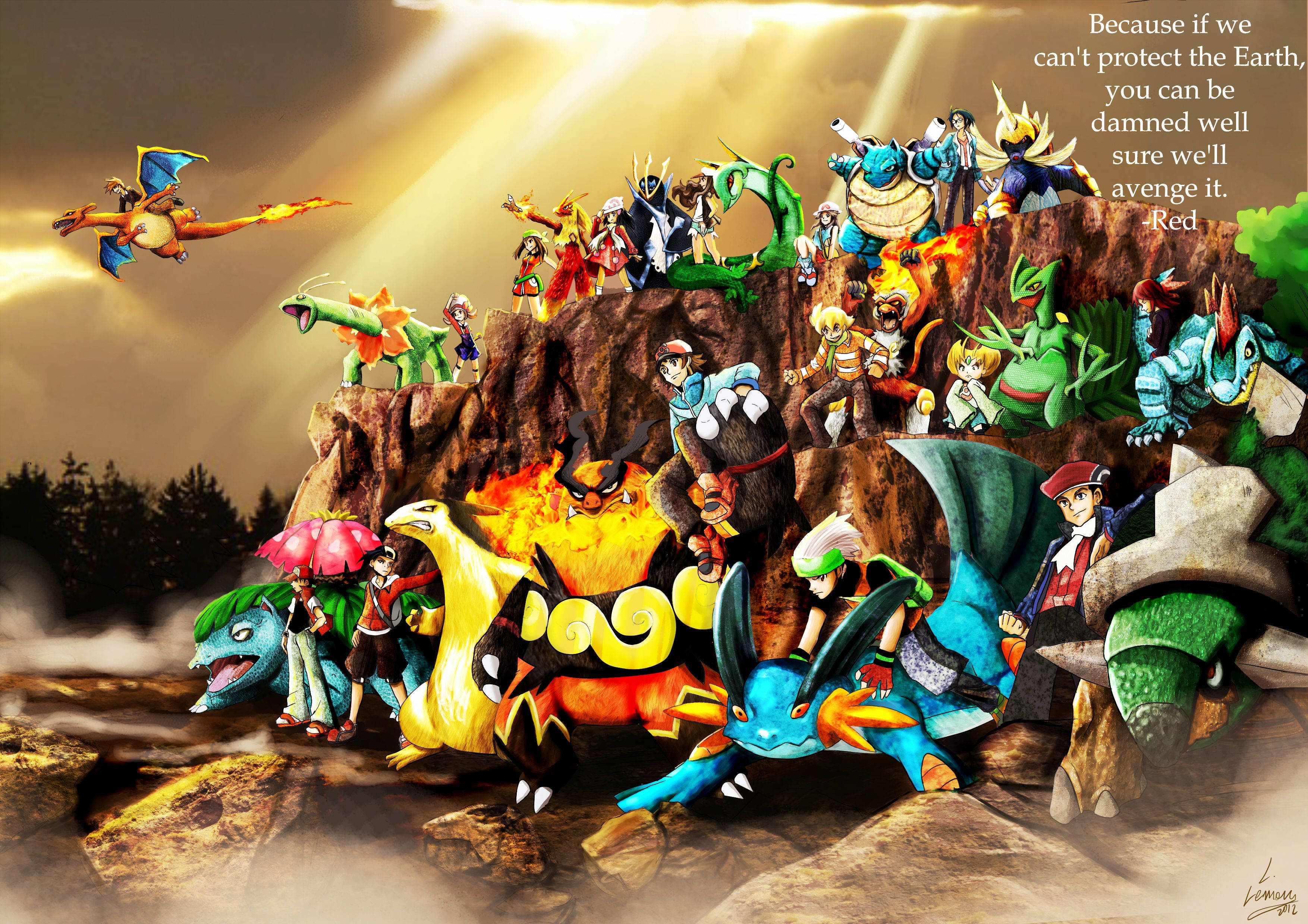 "Trainers, Kailangan Silang Lahat Mahuli!" Wallpaper