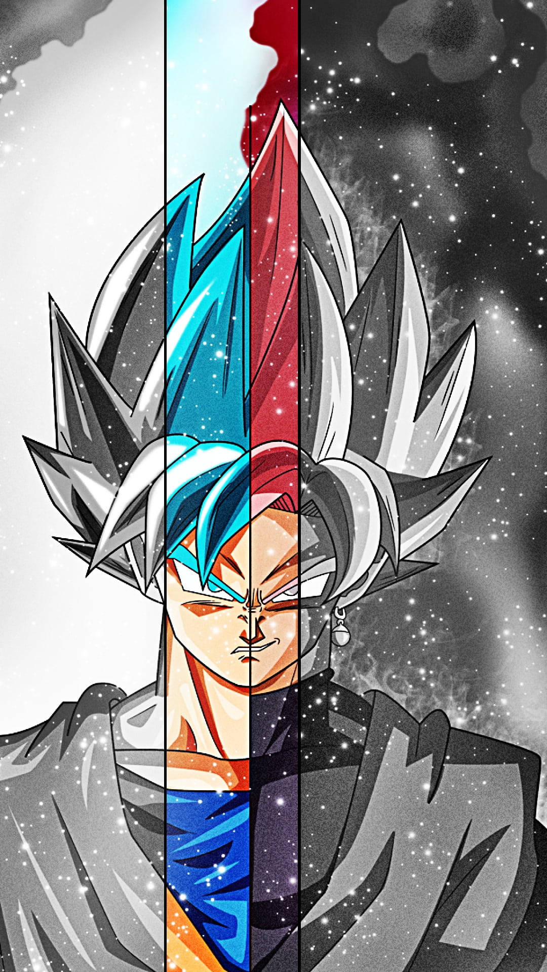 Transition ng PFP ni Goku Black Wallpaper