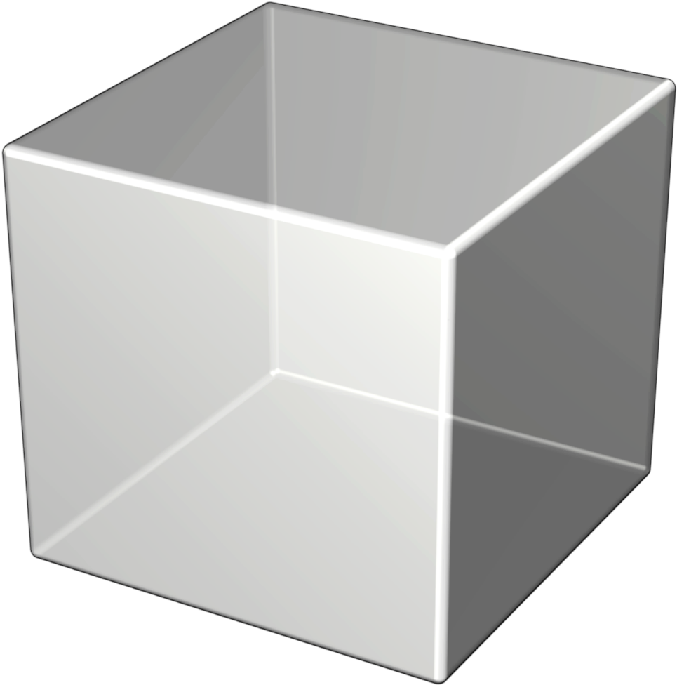 Transparenteng 3D Cube Illustration Wallpaper