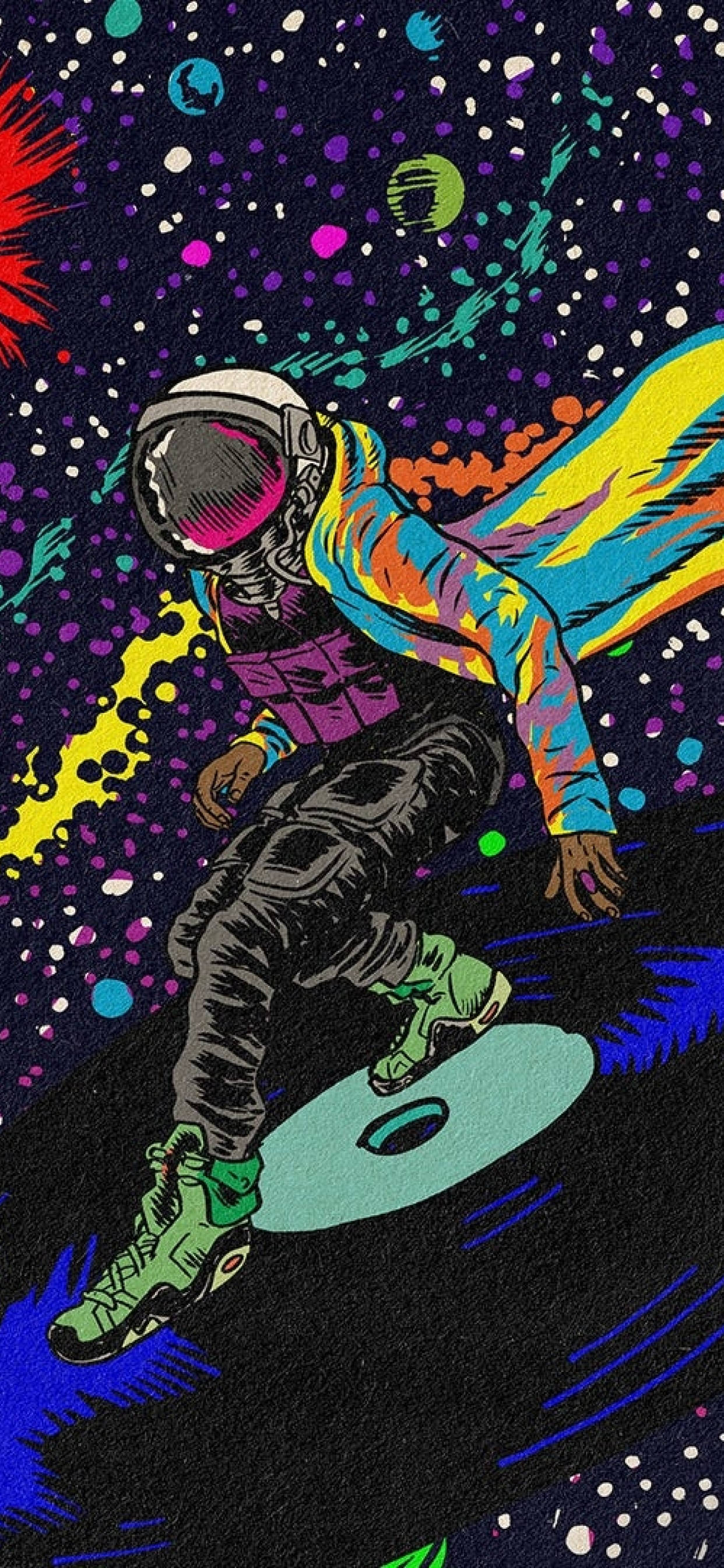 Tumawid sa Astroworld gamit ang kapangyarihan ng isang iPhone Wallpaper