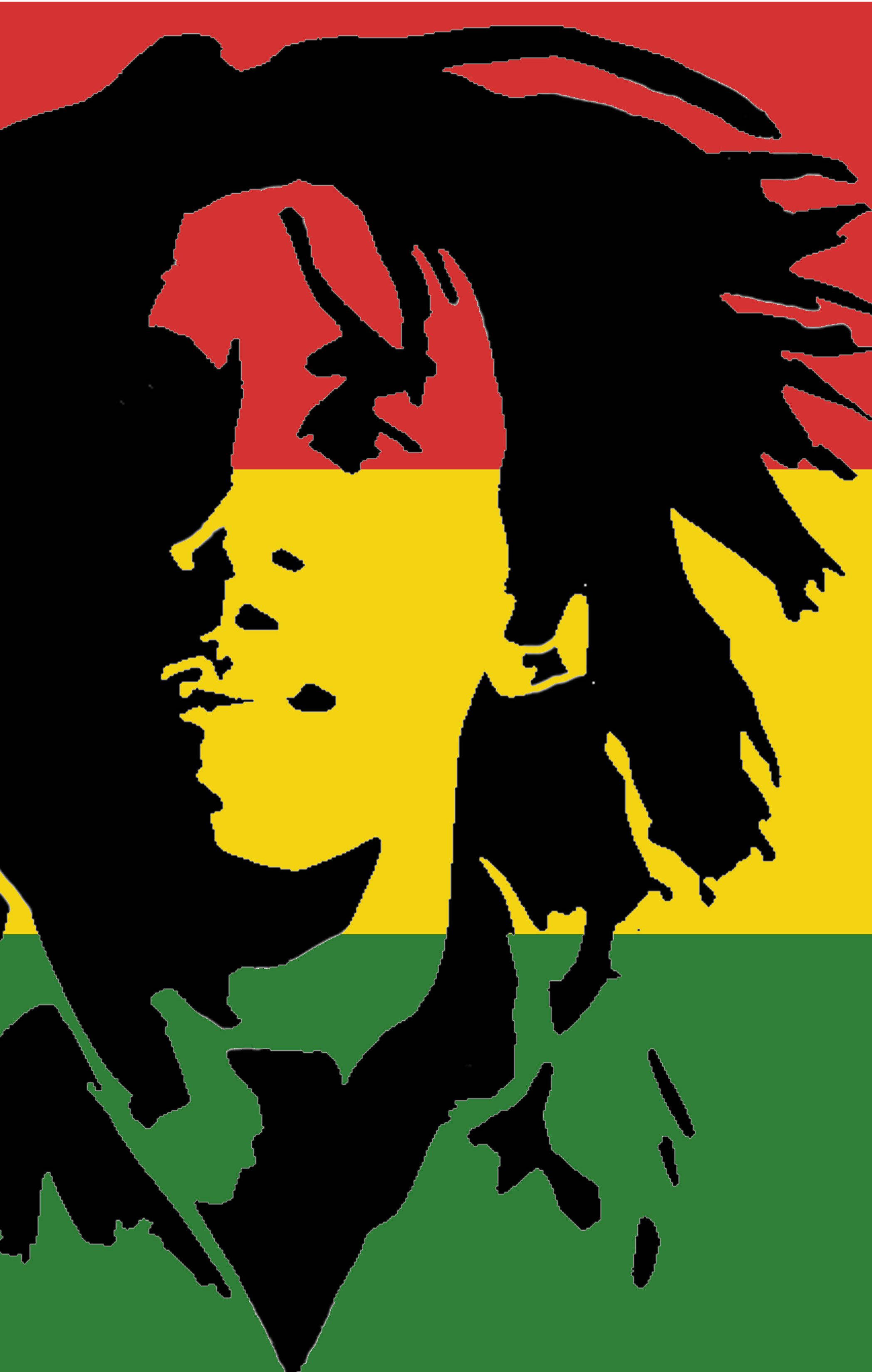 Trending Makulay na Bob Marley Graphic Wallpaper