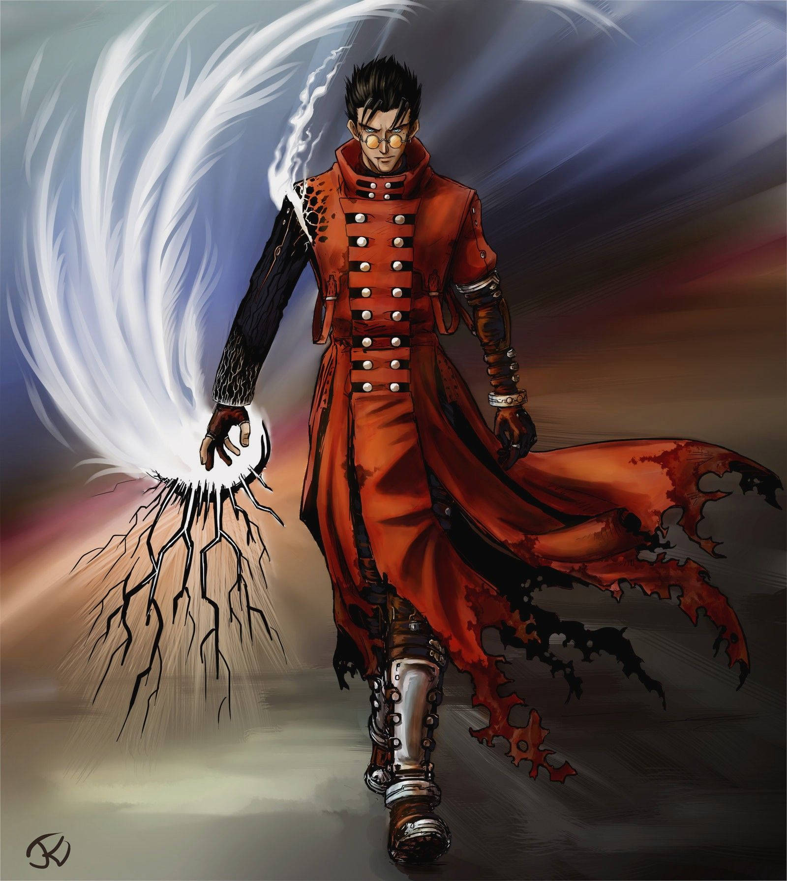 Trigun Anghel na Kanang Braso Wallpaper