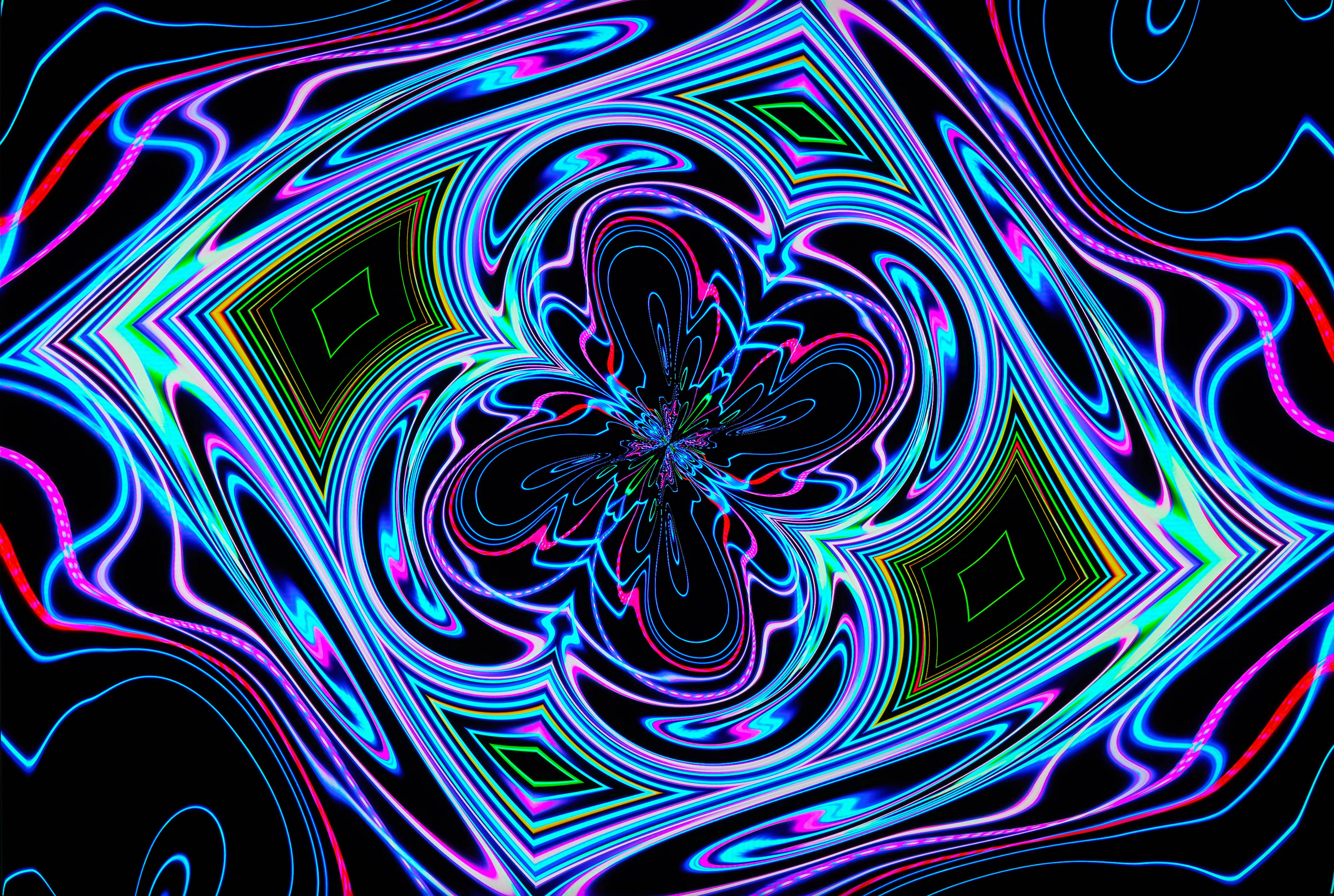 Trippy Madilim na Aesthetic na Alon Wallpaper
