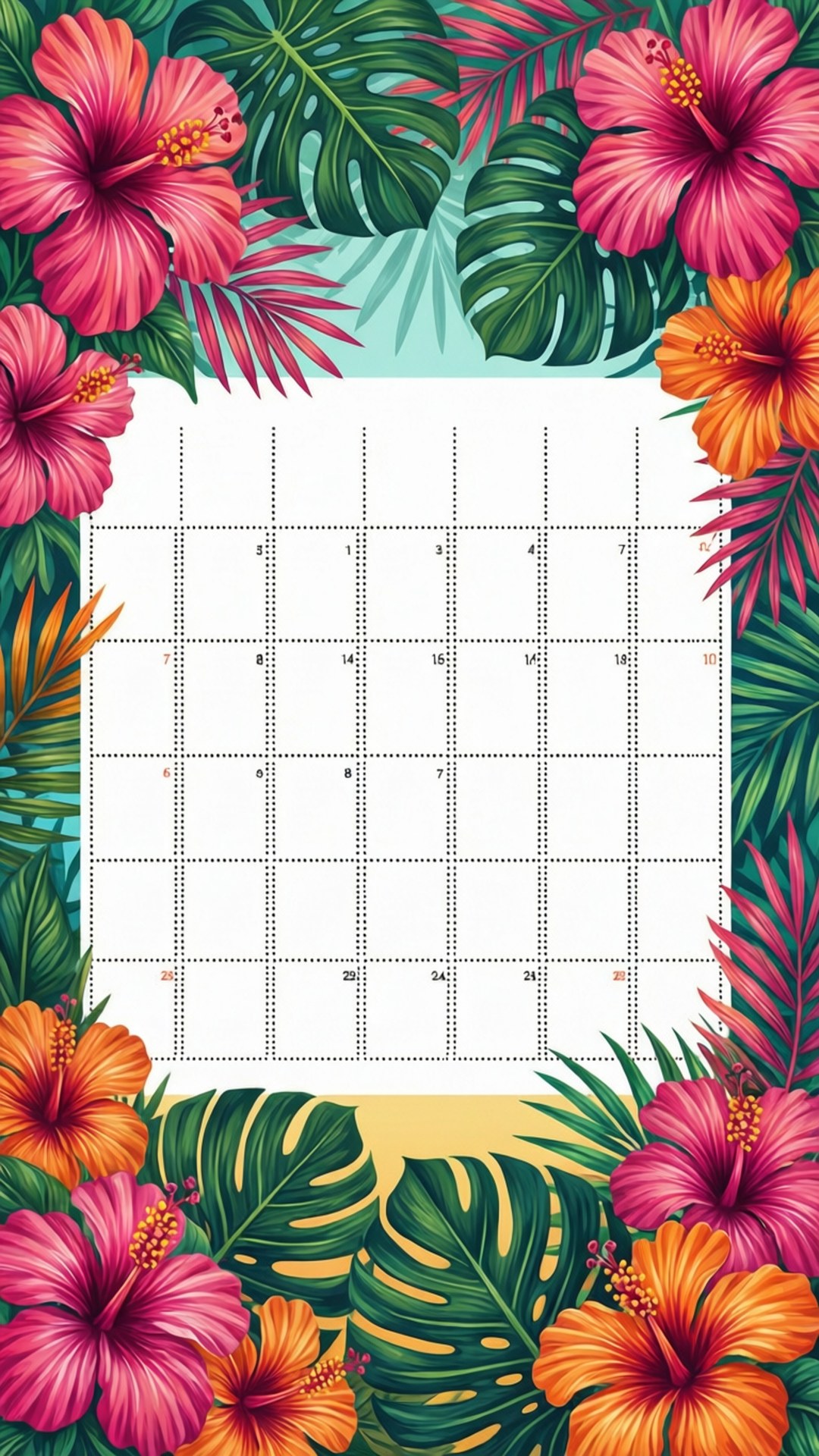 Tropical Hibiscus Wallpaper