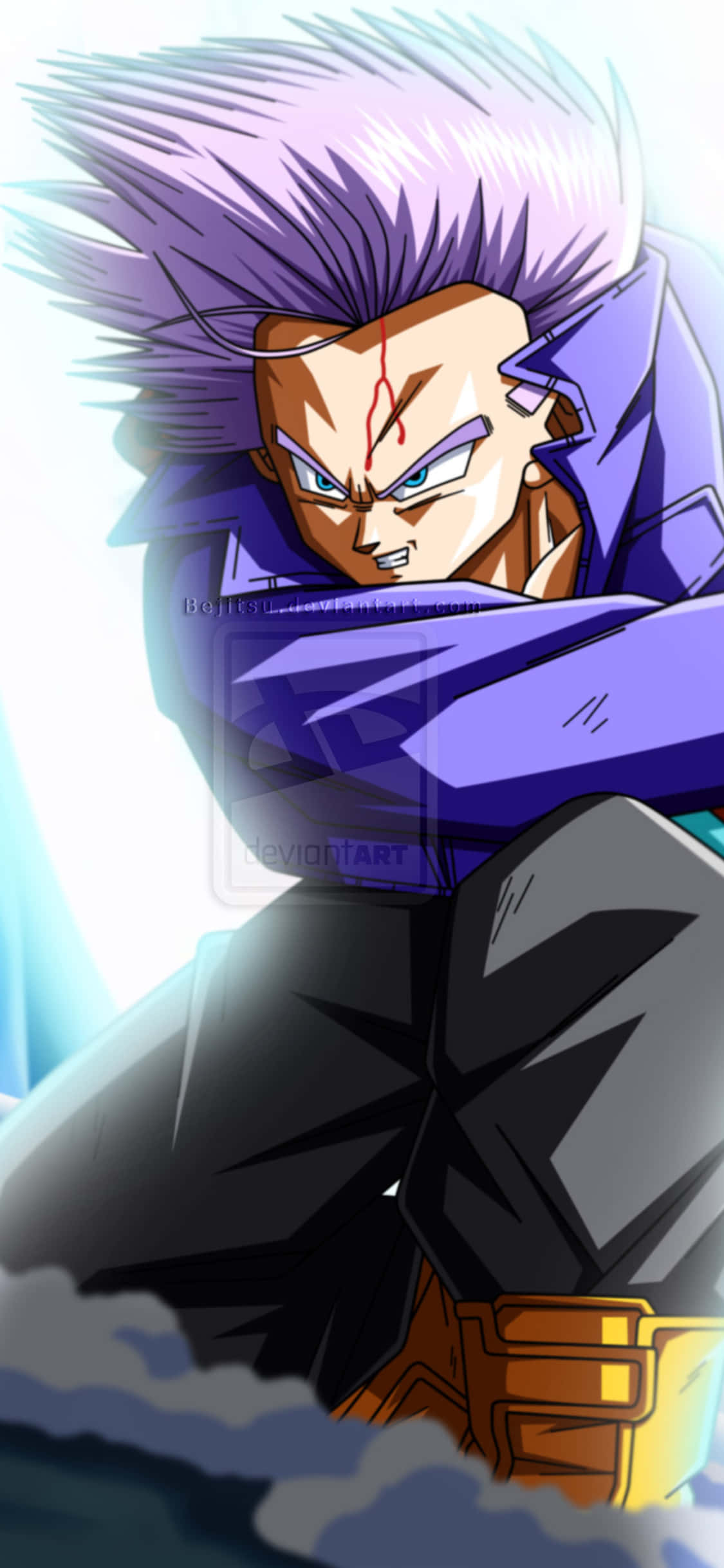 "Trunks Handa na Makipaglaban sa Anumang Laban" Wallpaper