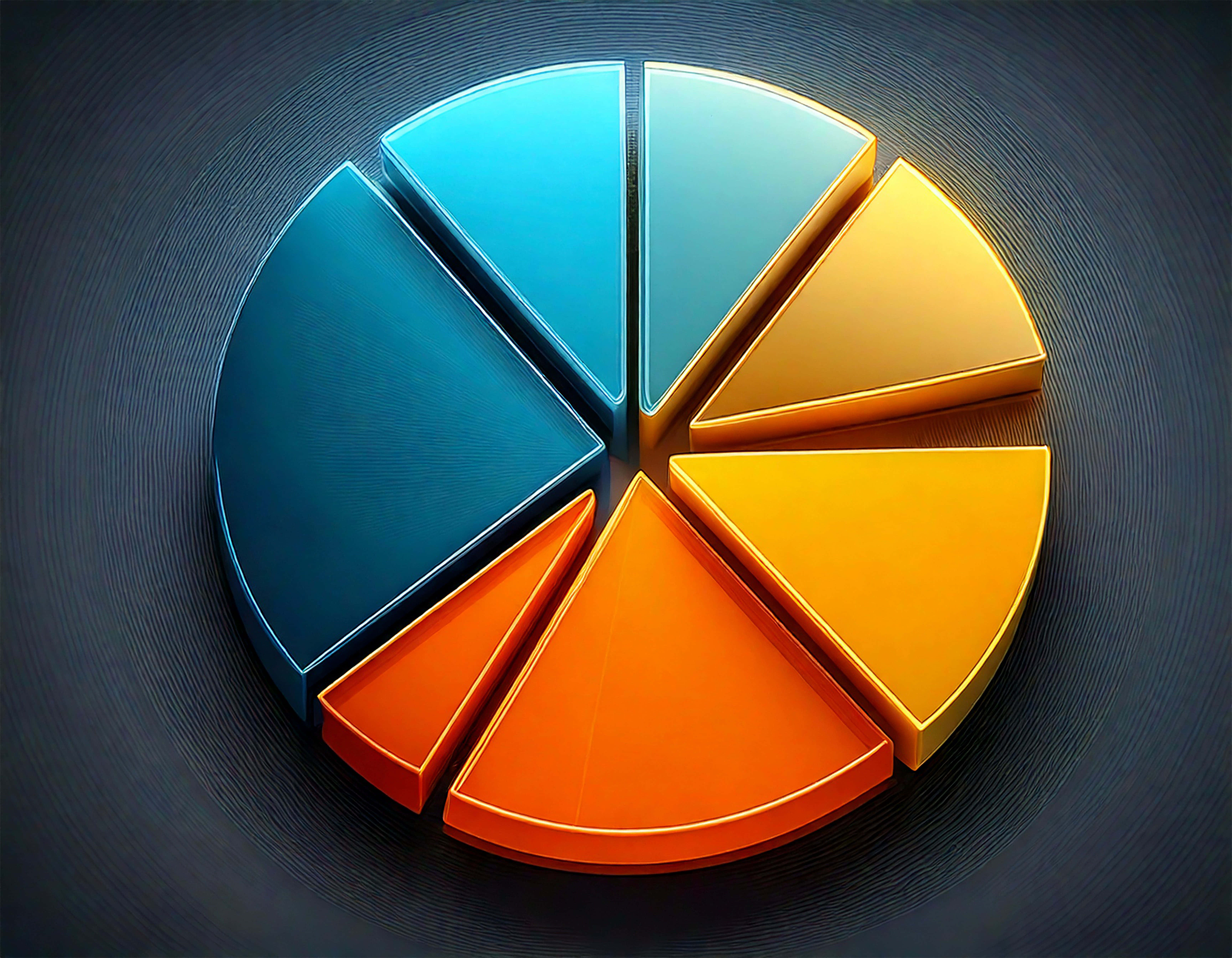 Tsart ng Pie Wallpaper