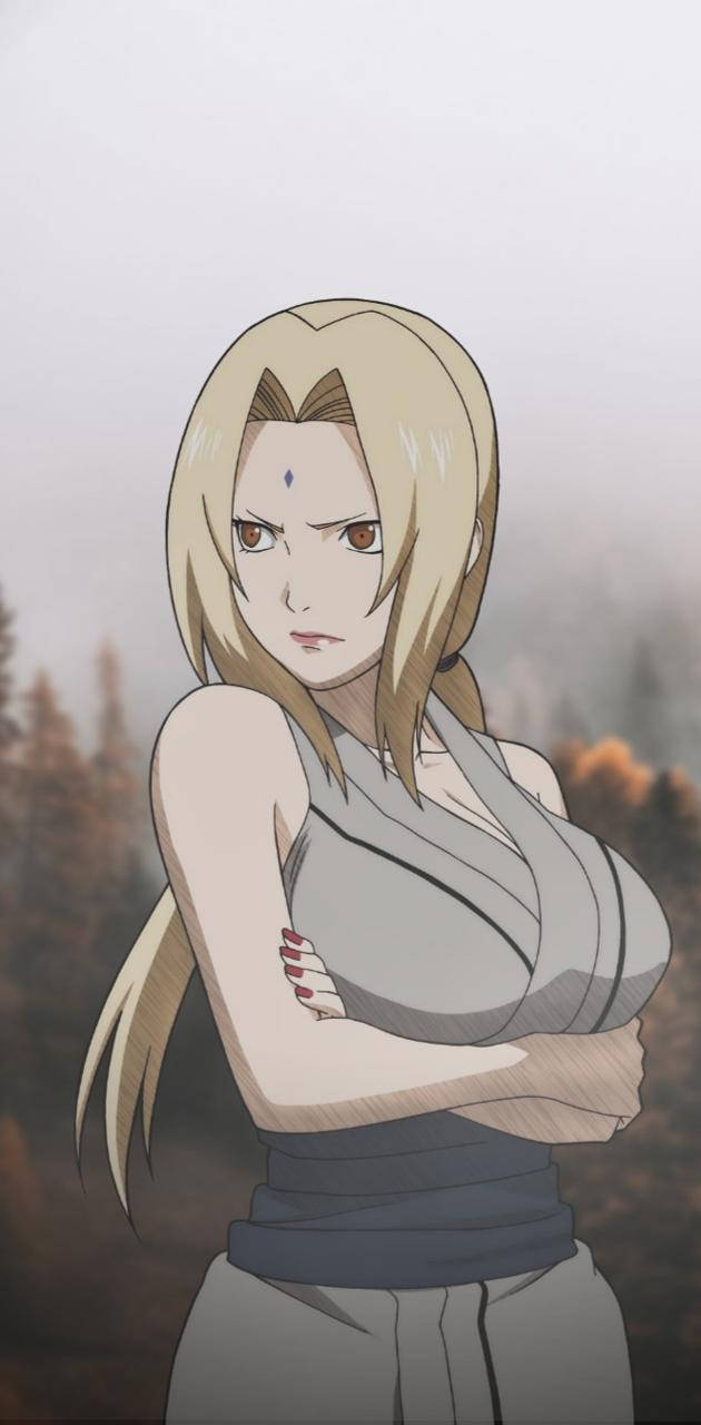 Tsunade na Nakasimangot Wallpaper