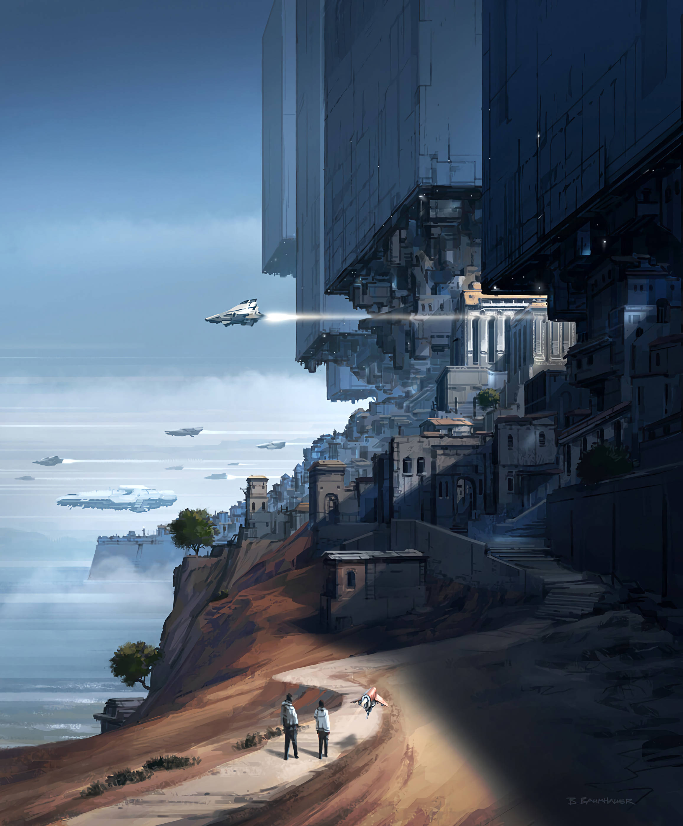 Tuklasin ang futuristic na siyudad ng mga pangarap. Wallpaper