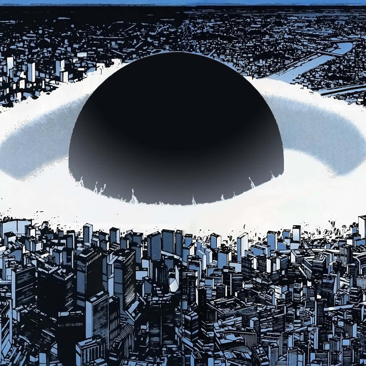 Tuklasin ang ganda ng Anime City Wallpaper