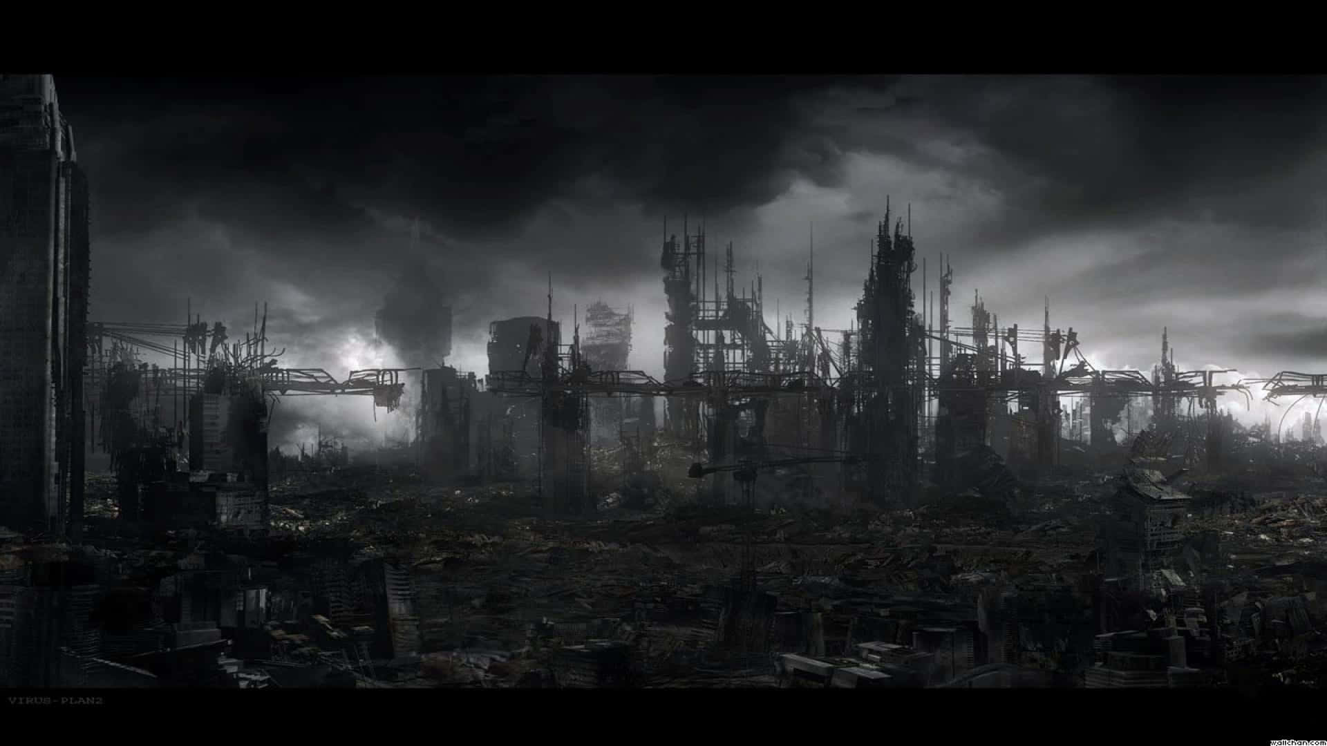 Tuklasin ang kaakit-akit at mahiwagang lungsod ng Dark City. Wallpaper