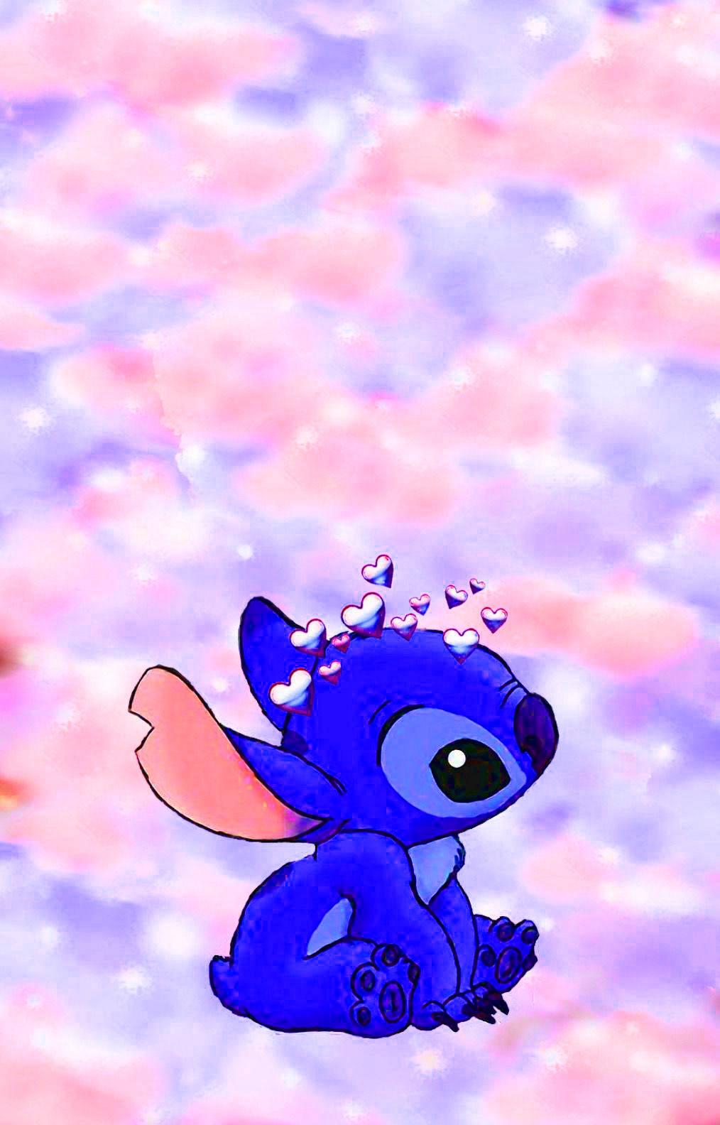 Tuklasin ang kagandahan ng Stitch Galaxy! Wallpaper