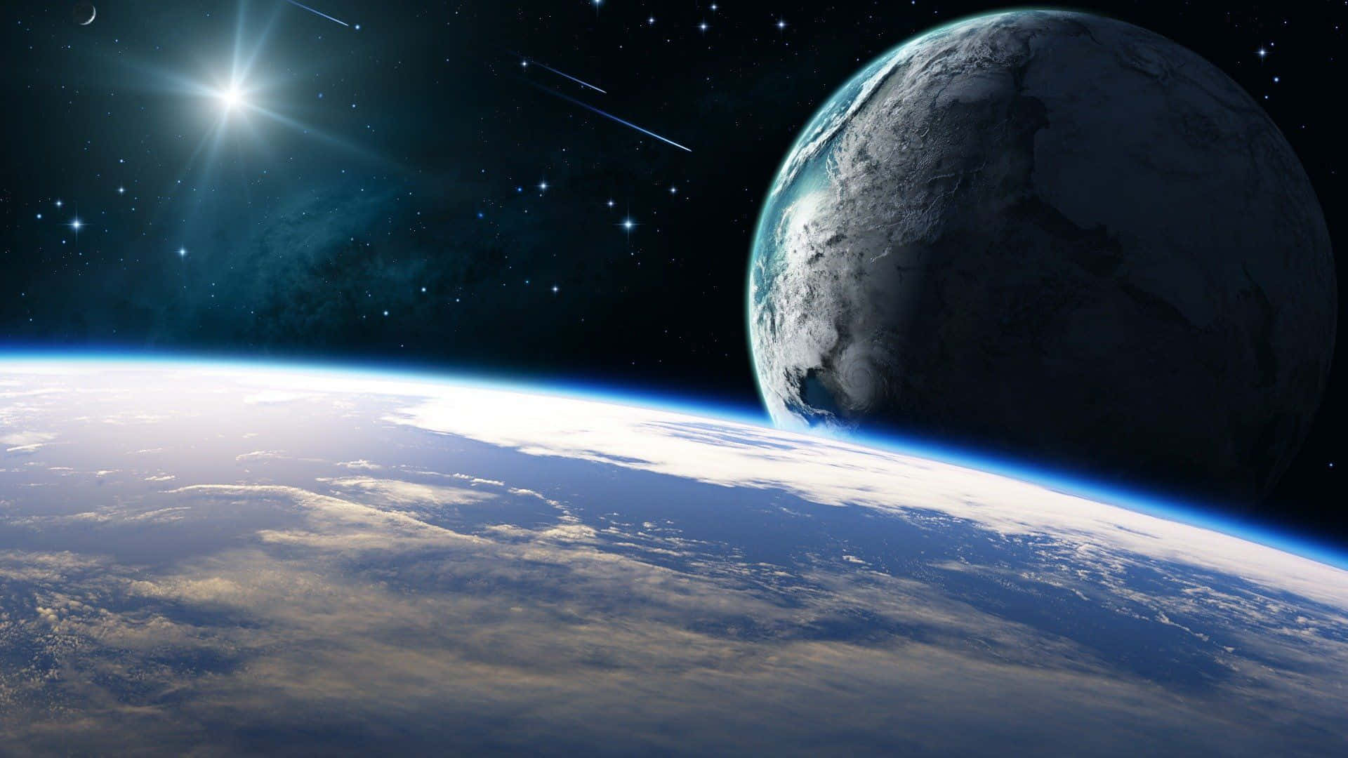 Tuklasin ang kalaliman ng kalawakan na may galactic aesthetic. Wallpaper
