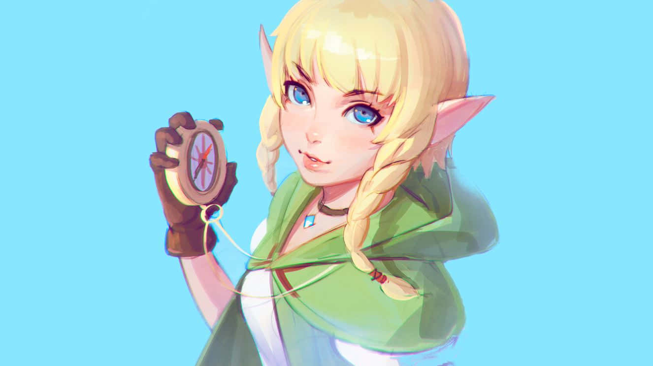 Tuklasin ang mahiwagang mundo ng Hyrule sa The Legend of Zelda Wallpaper