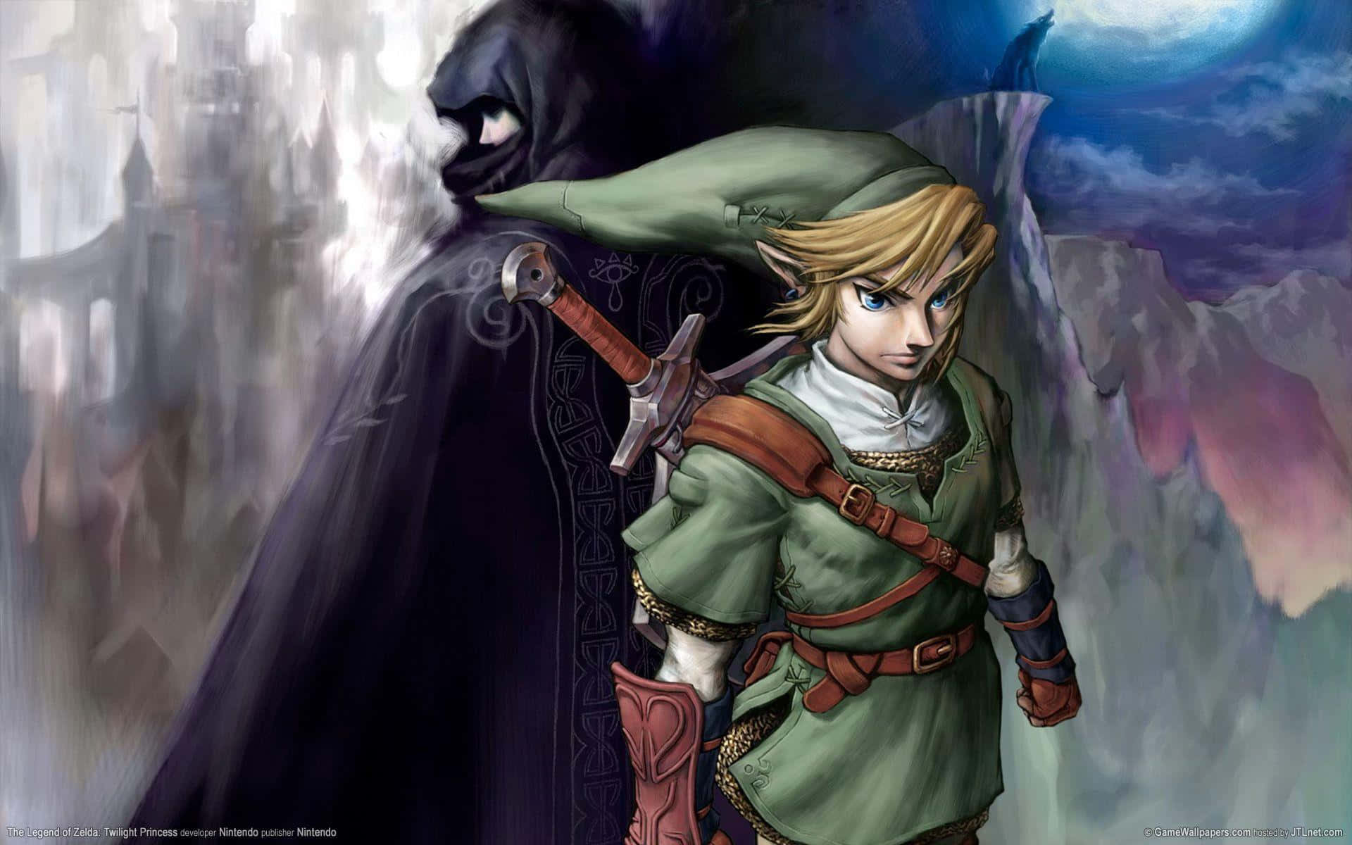 Tuklasin ang mahiwagang mundo ng Hyrule sa The Legend of Zelda: Twilight Princess Wallpaper