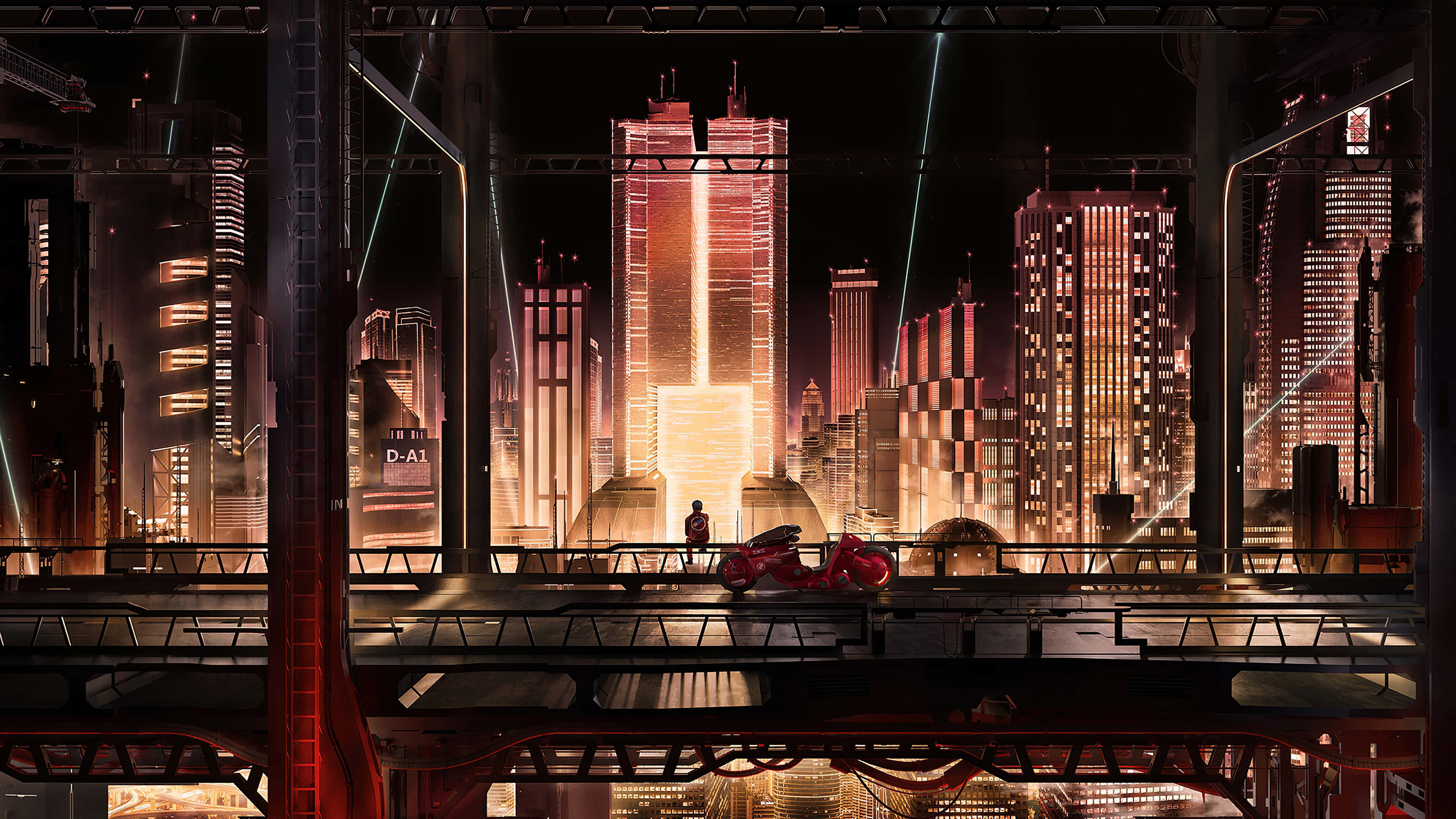 Tuklasin ang makulay na kulay ng buhay sa Anime City Wallpaper