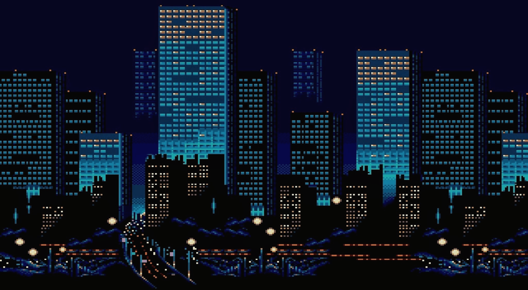 Tuklasin ang makulay na pagmamadalian ng Neon City Wallpaper