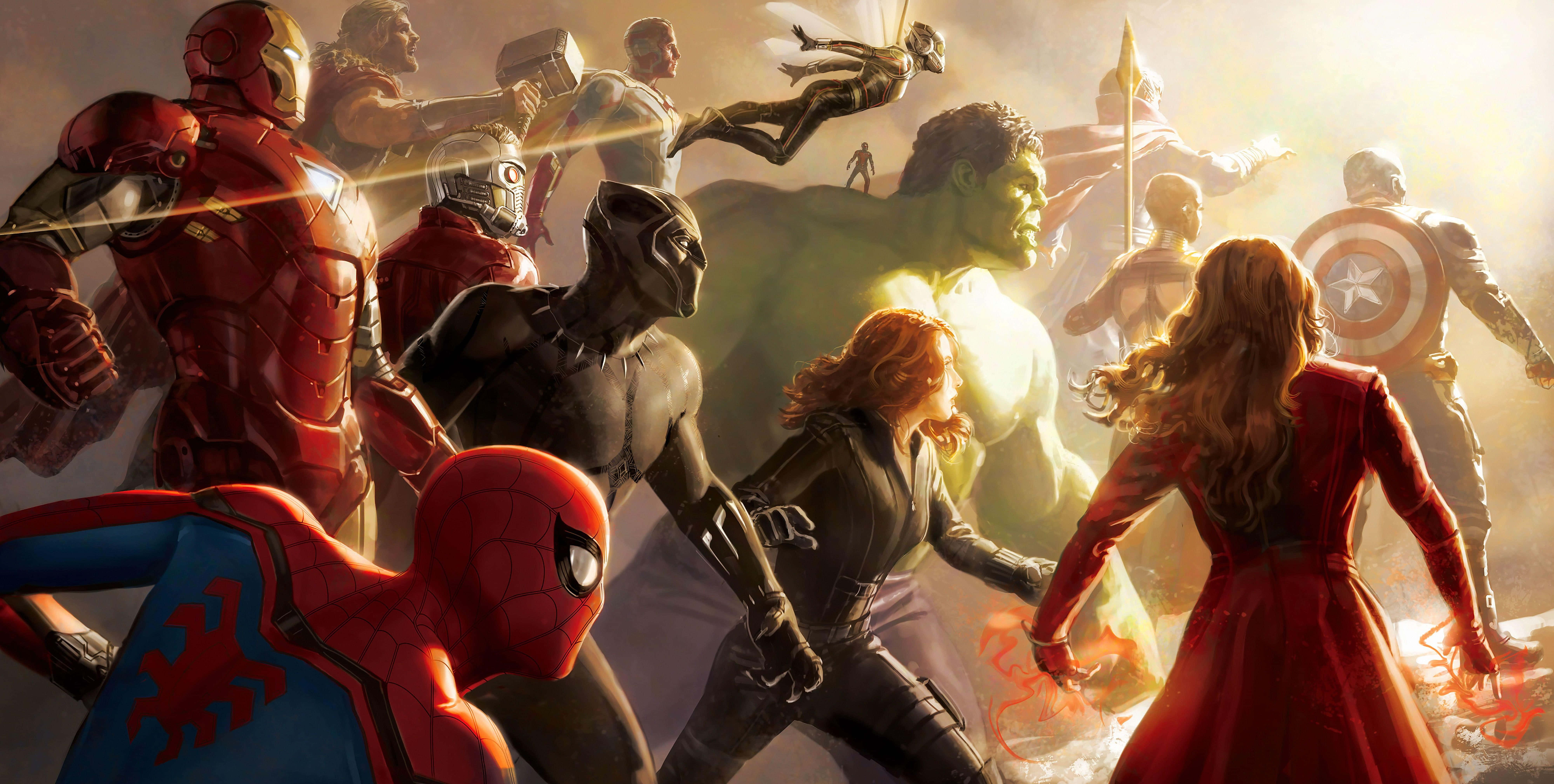 Tuklasin ang Marvel Universe Wallpaper
