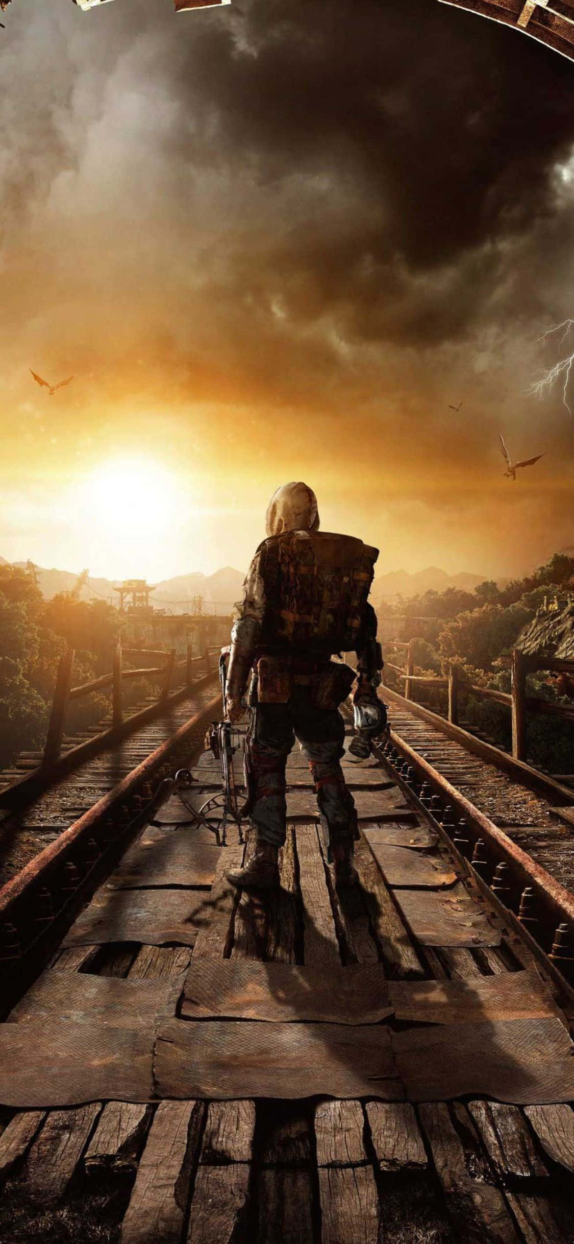 Tuklasin ang mga desyertong kalye ng post-apocalyptic na Moscow kasama ang Metro Exodus Wallpaper