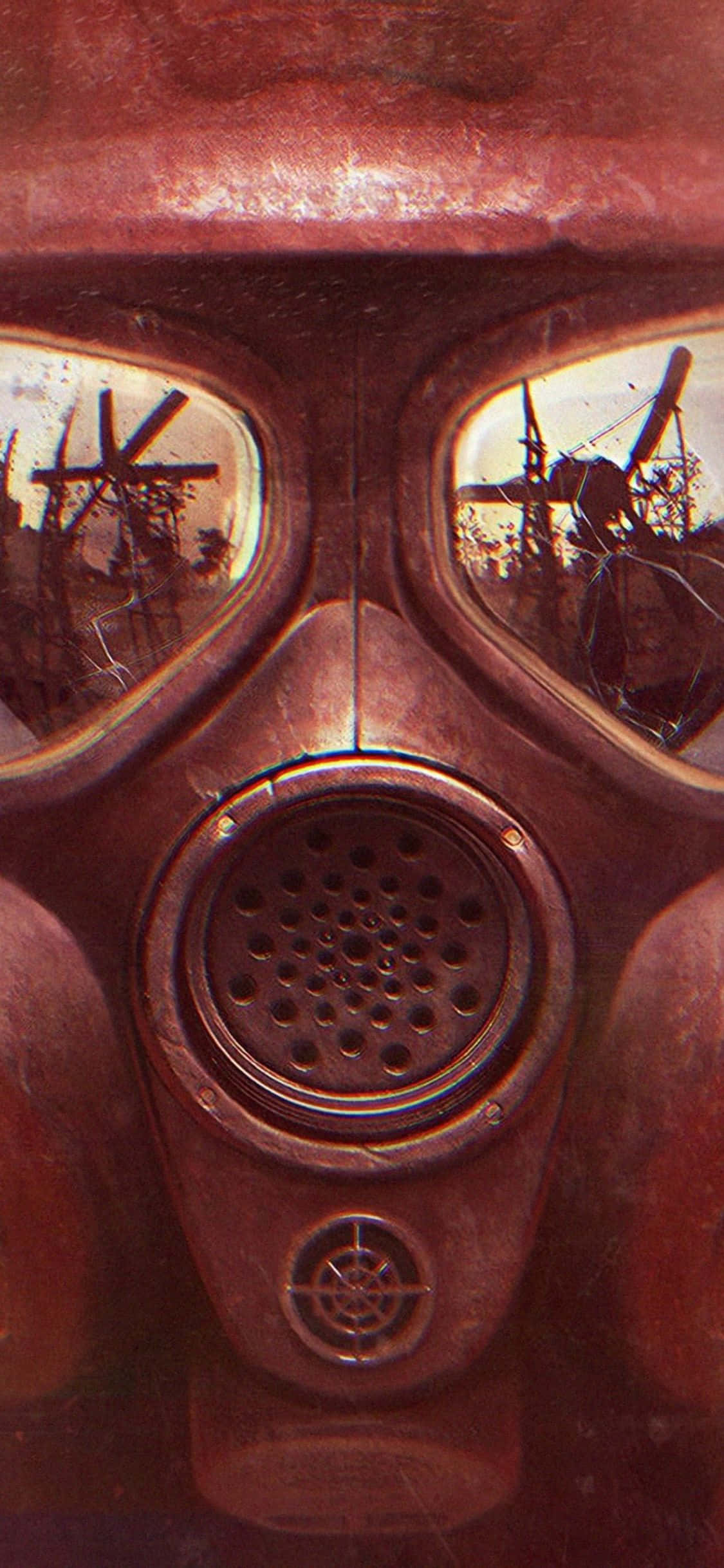 Tuklasin ang mga ruins ng Russia sa Metro Exodus para sa iPhone X Wallpaper
