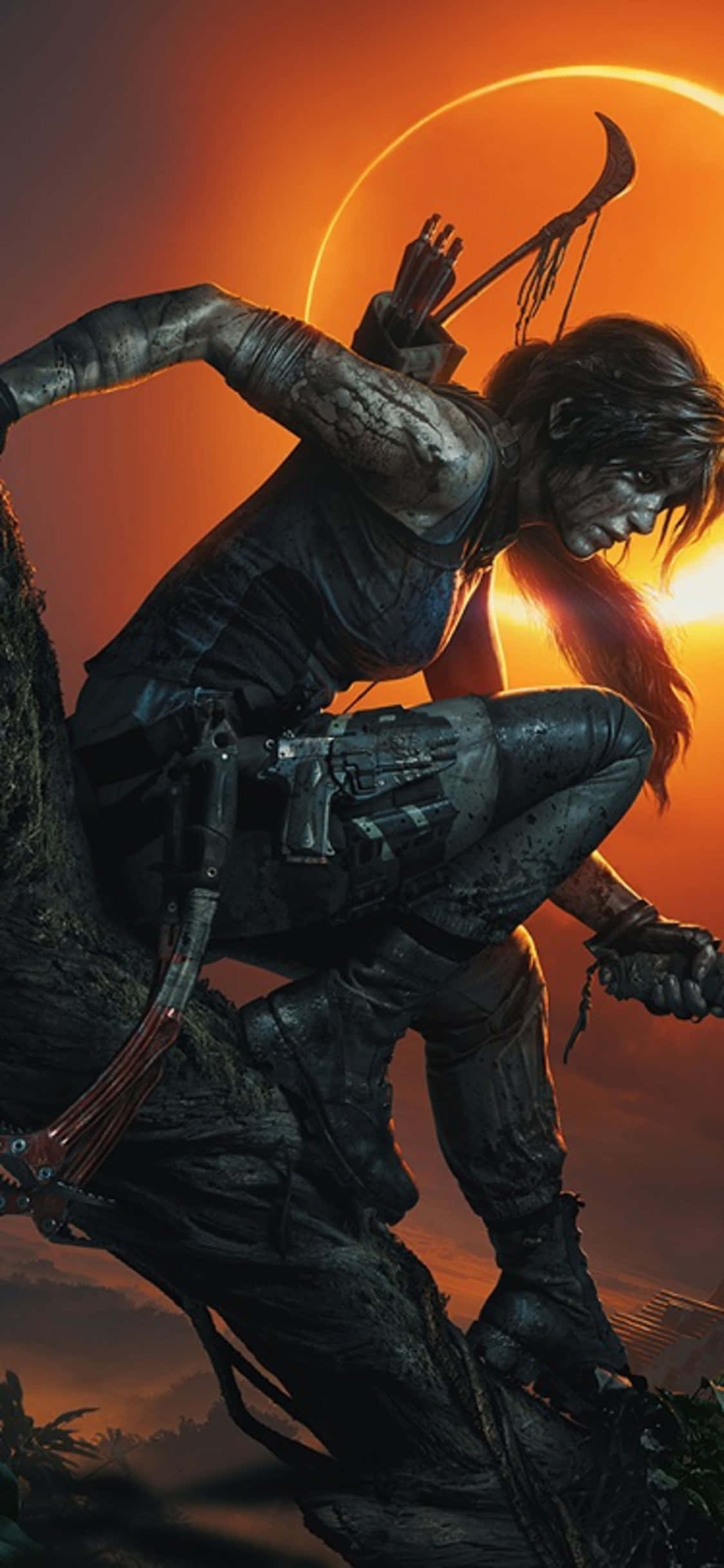 Tuklasin ang mga lihim ng mga sinaunang guho sa Shadow of the Tomb Raider Wallpaper