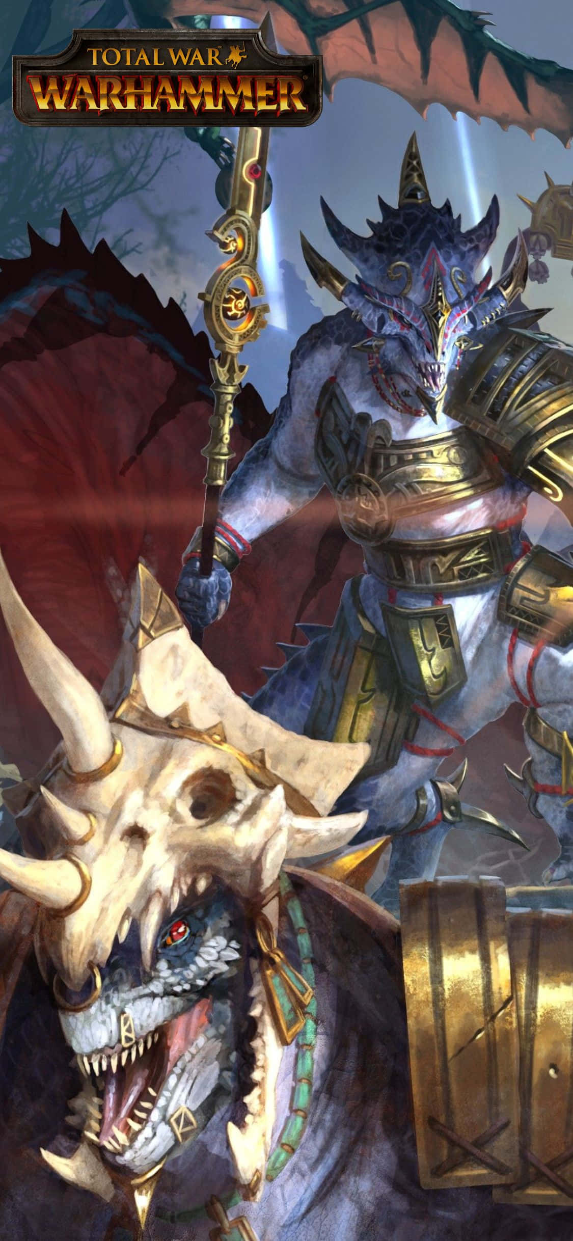 Tuklasin ang mga Lupig-lupig na Lupain ng Total War Warhammer sa Iyong iPhone X Wallpaper