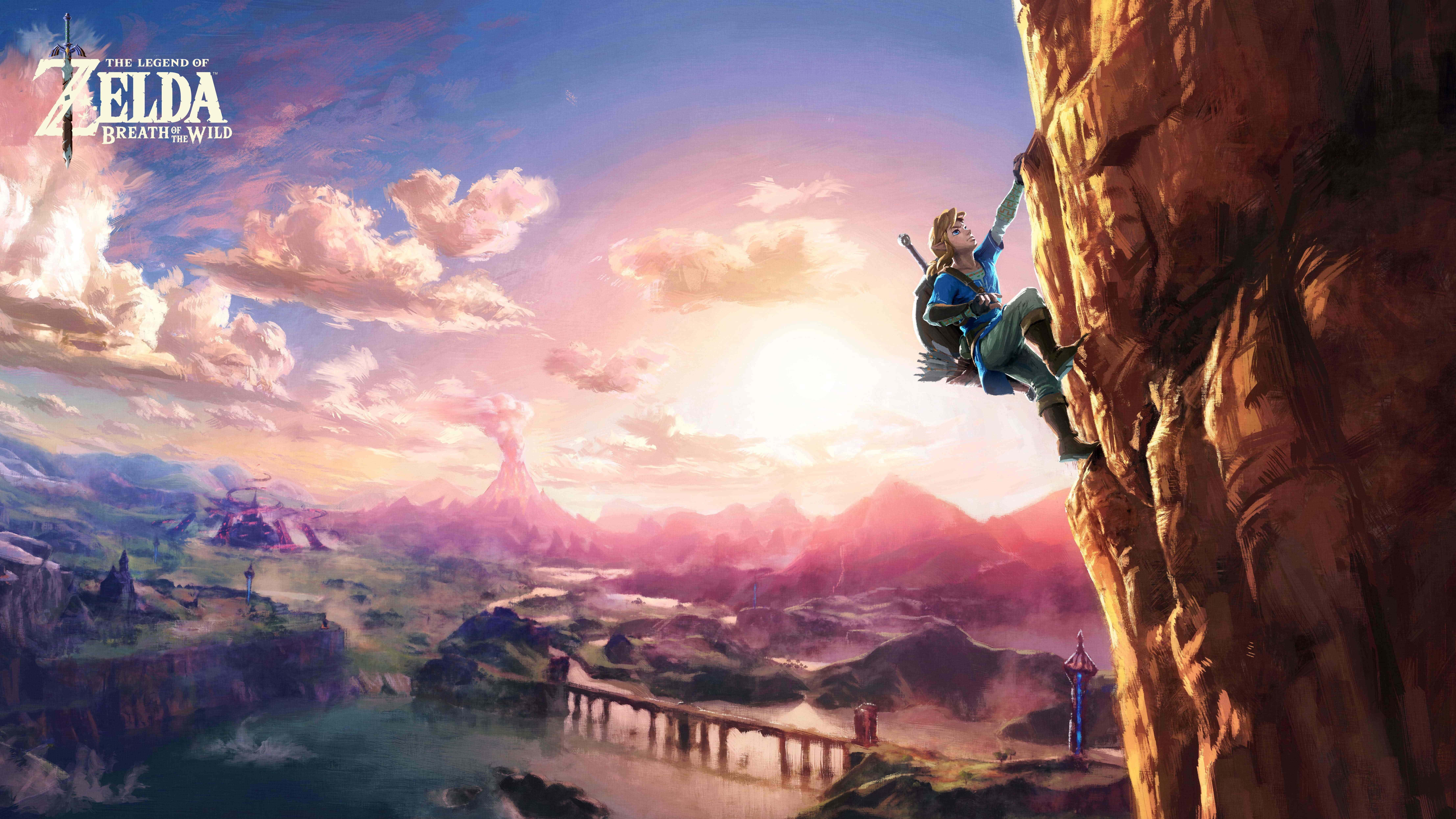 Tuklasin ang mundo ng Hyrule sa Legend Of Zelda Wallpaper
