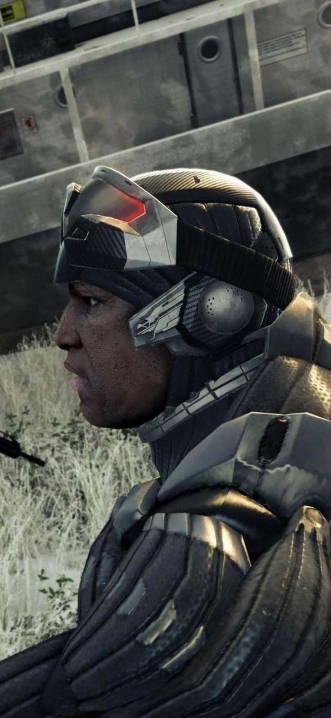 "Tuklasin ang mundong panghinaharap ng Crysis 3 sa iyong iPhone X!" Wallpaper