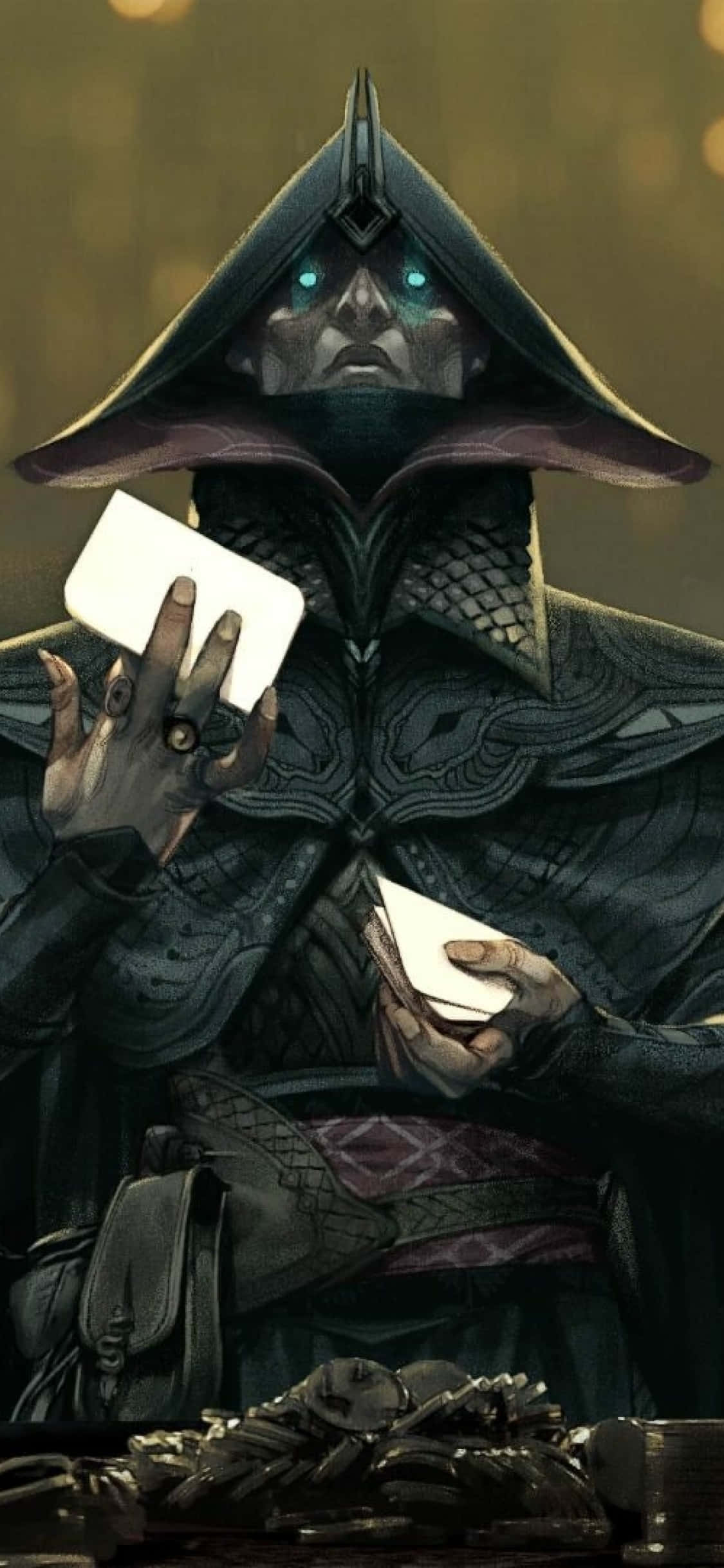 Tuklasin ang kaharian ng Dragon Age Inquisition sa iPhone Xs Wallpaper