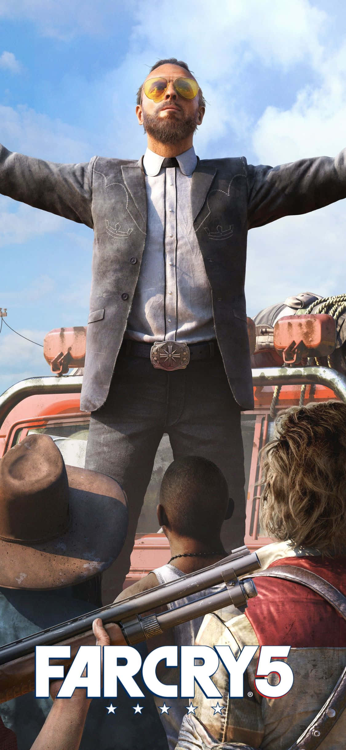 Tuklasin ang wild kasama ang Far Cry 5 sa iPhone XS Wallpaper