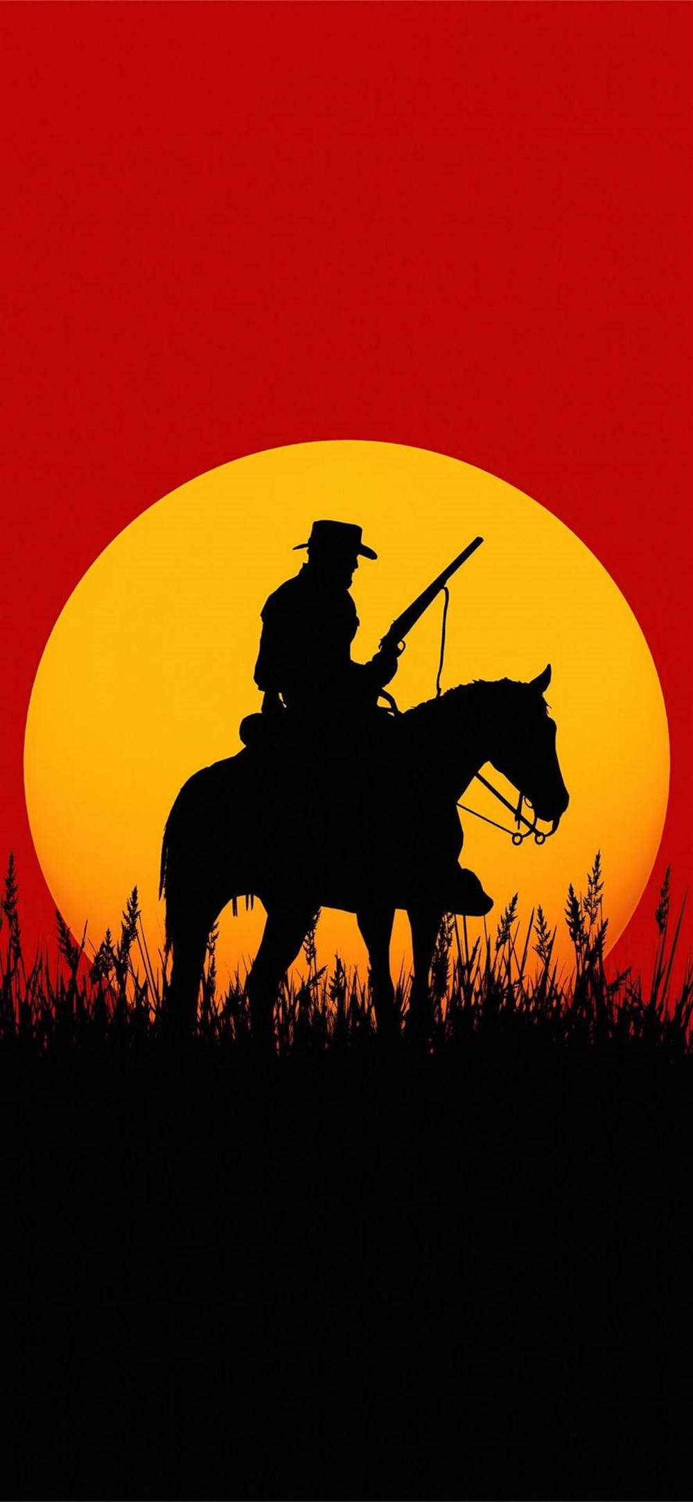 Tuklasin ang Wild West at Tanggapin ang Walang Katapusang mga Horizon kasama ang Horse Red Dead Redemption 2 Wallpaper