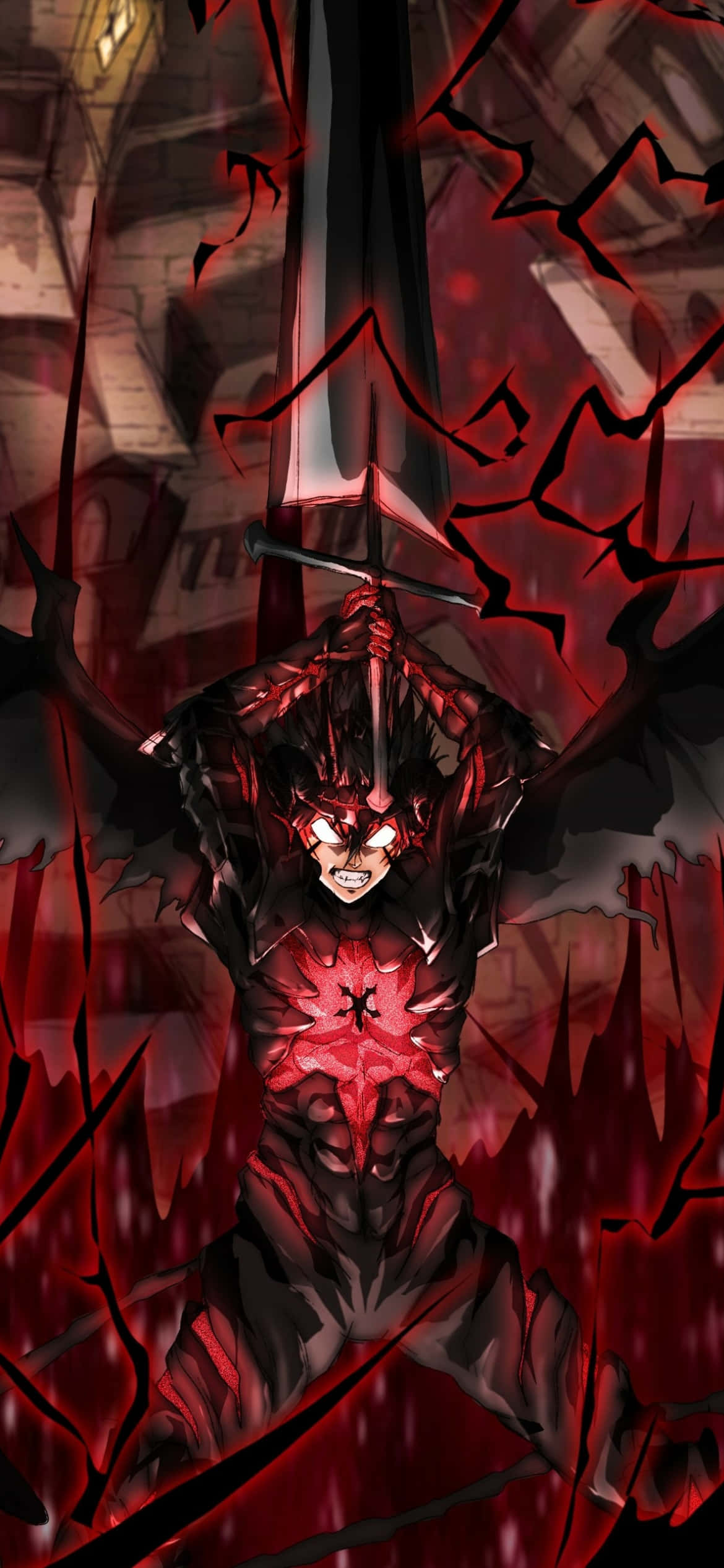 Tumakbo sa Mundo ng Black Anime Wallpaper