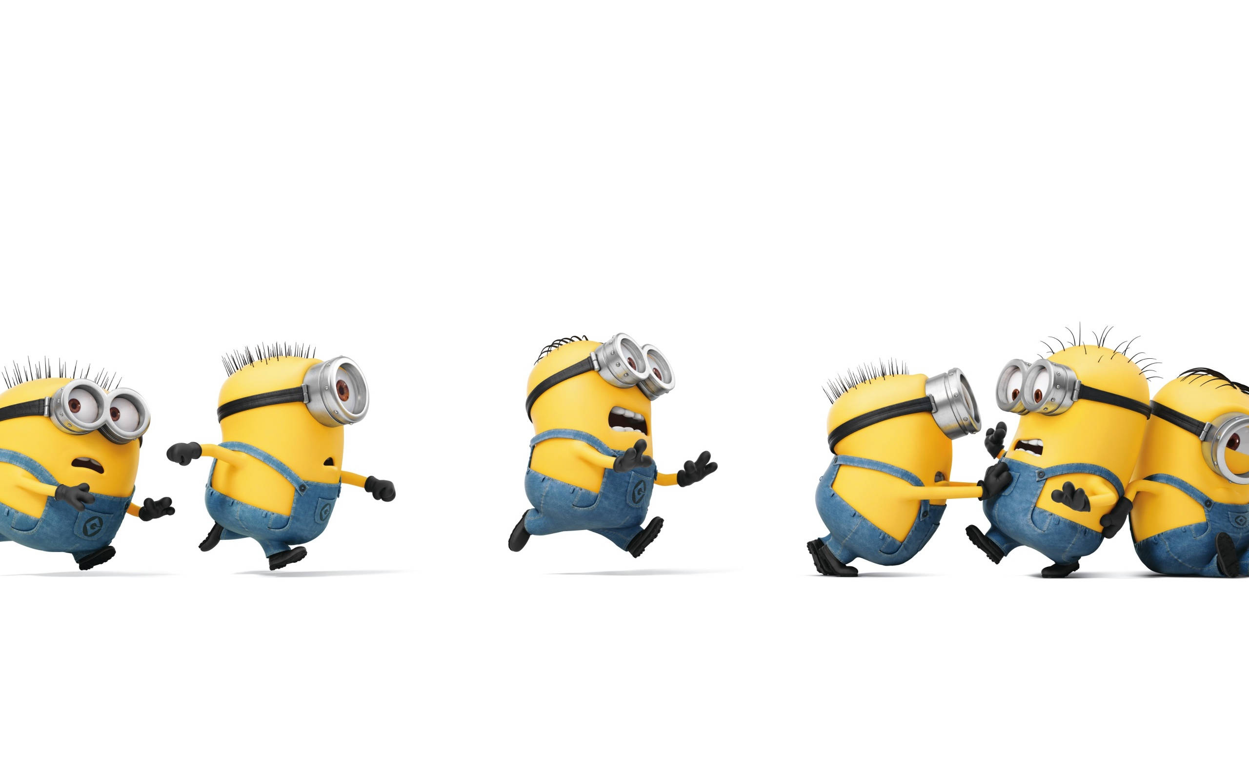 Tumatakbong Desktop Minion Wallpaper