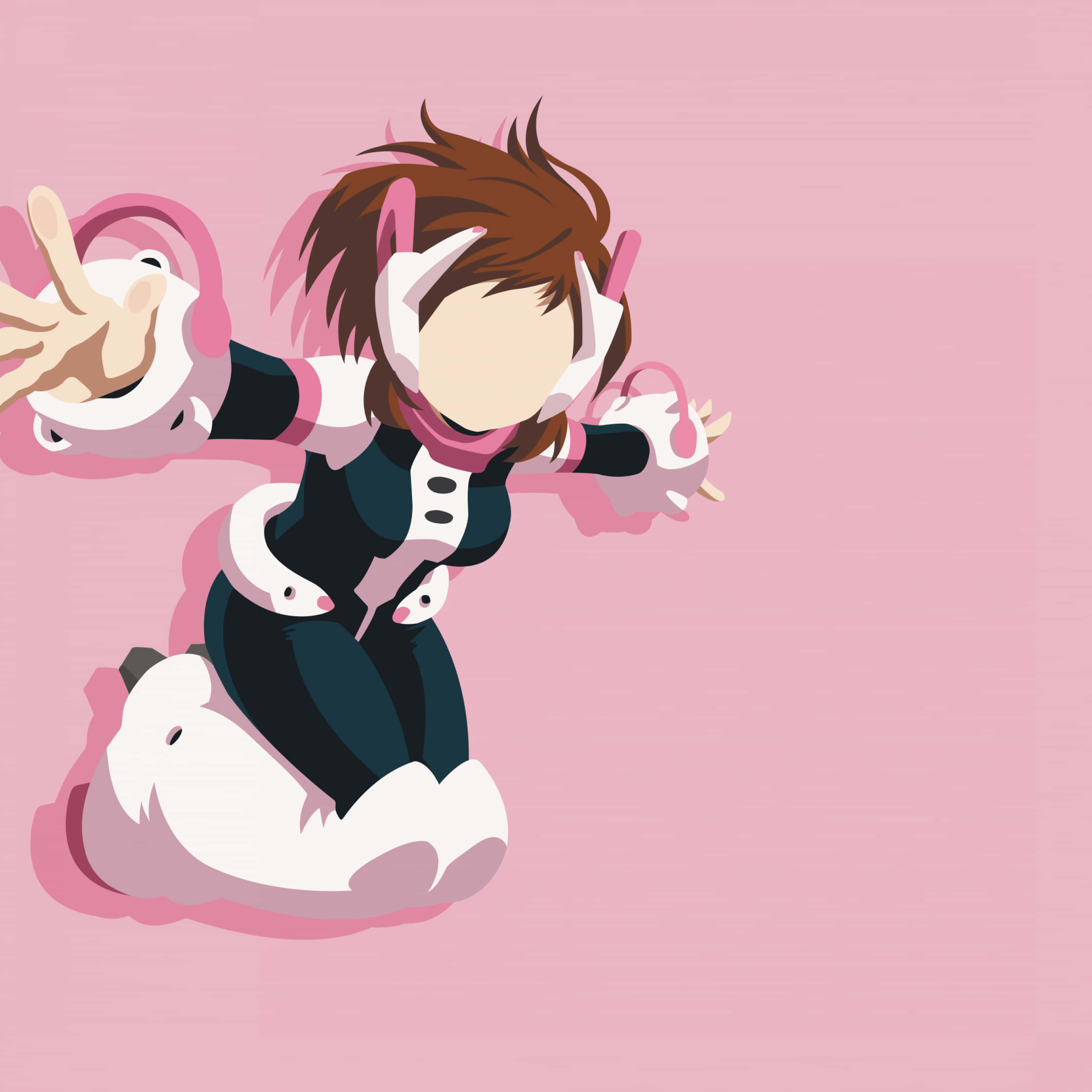 Tumatalon na Uraraka Aesthetic Wallpaper