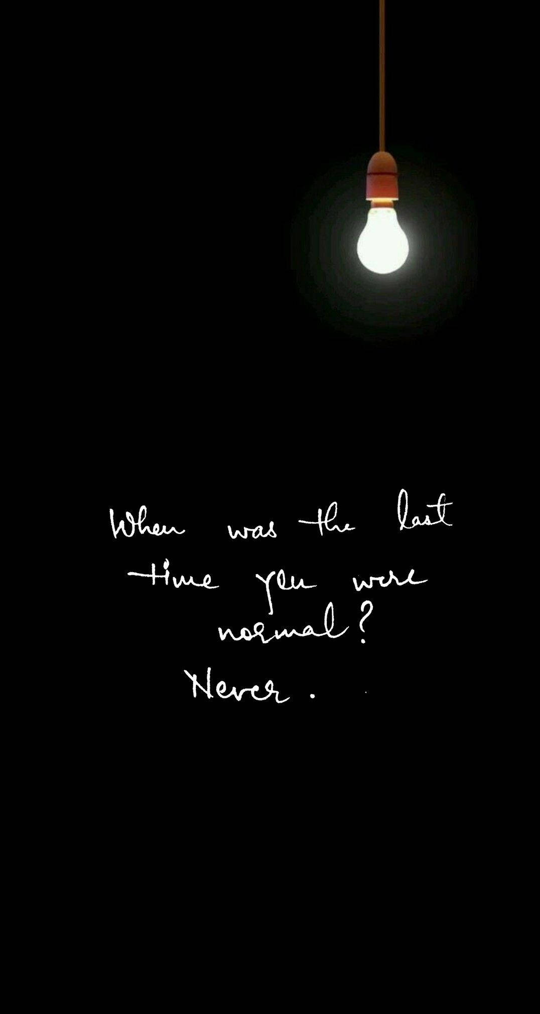 Tumblr Aesthetic Quote na may Bumbilya Wallpaper