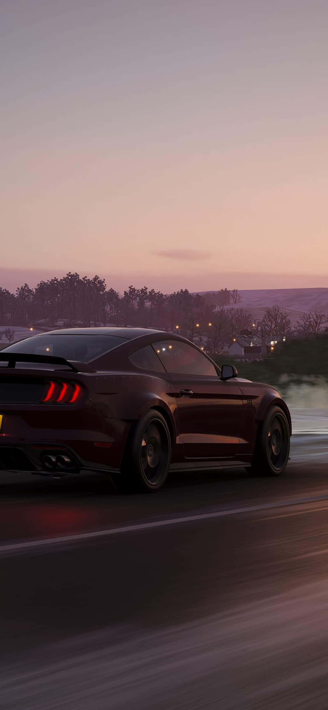 Tumungtong sa mabilis na mundo ng Forza Horizon 4 gamit ang isang iPhone Xs Wallpaper