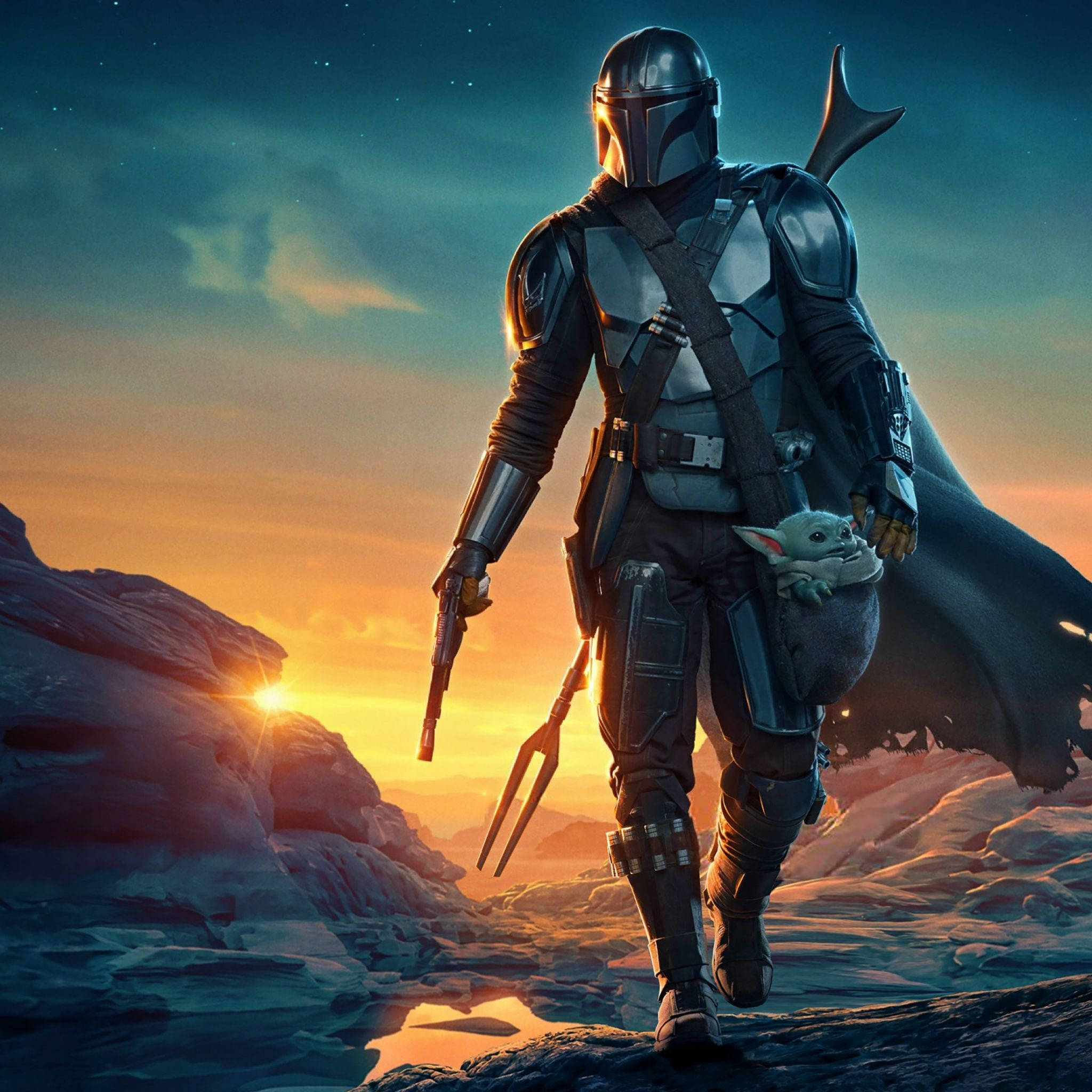 TV 4K Ang Mandalorian at si Grogu Wallpaper