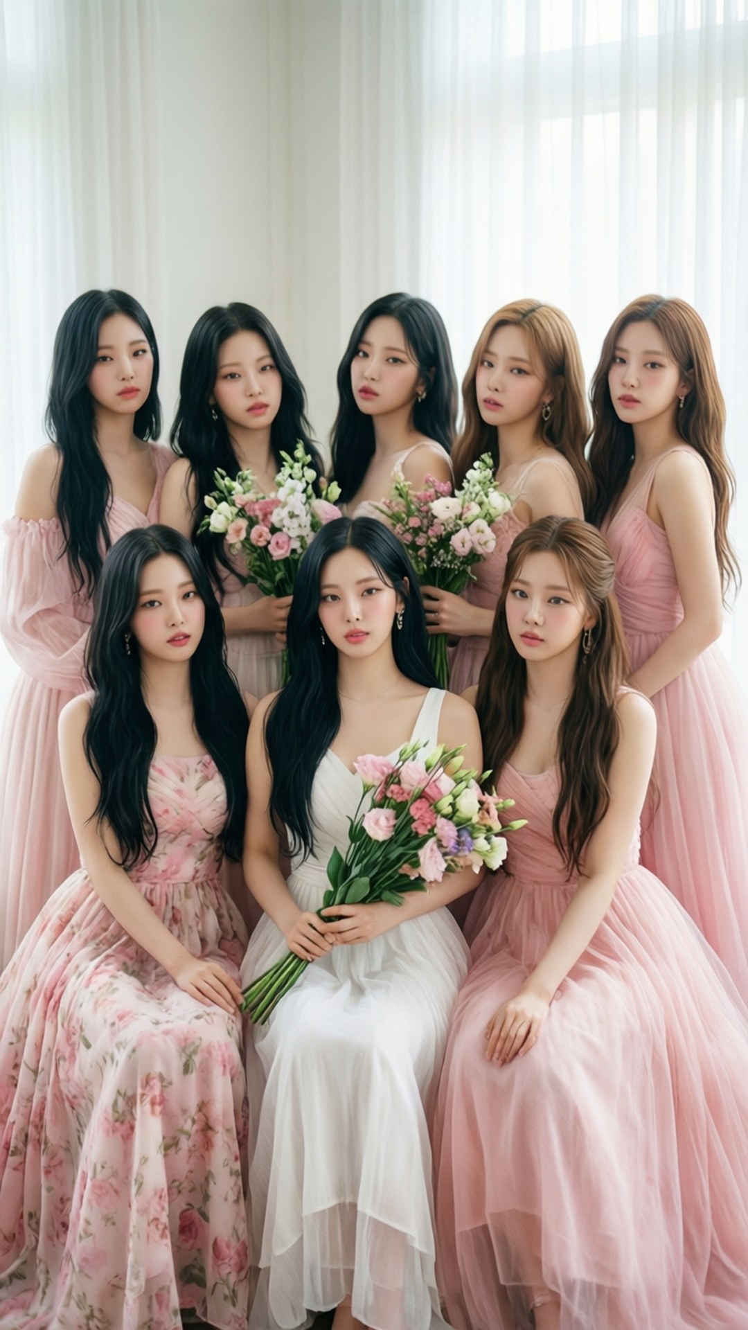TWICE sa Pamumulaklak Wallpaper