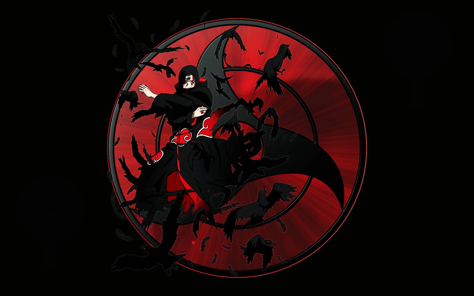 Uchiha Itachi, master ng Tsukuyomi Genjutsu Wallpaper