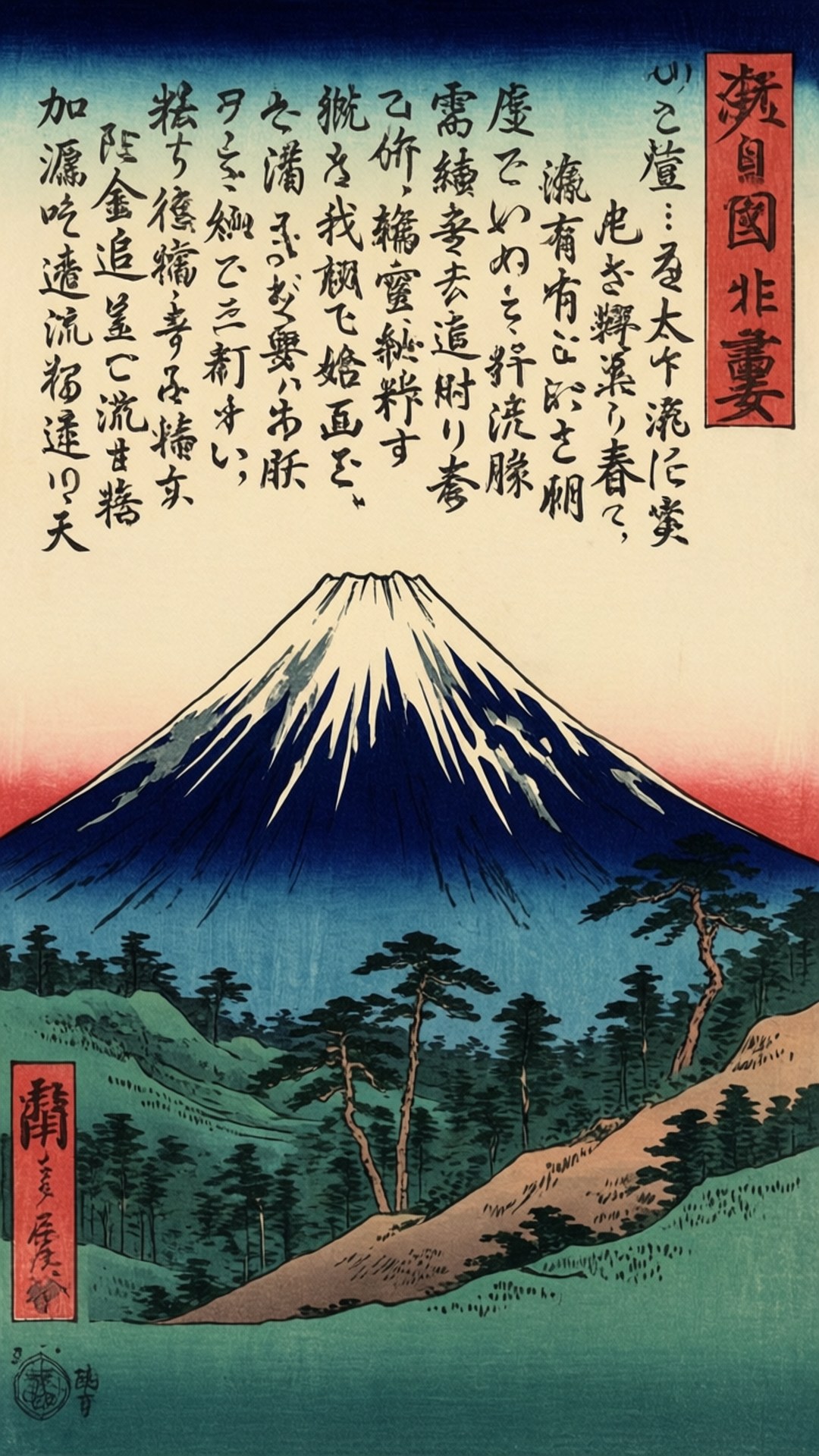 Ukiyo-e Fun Fact Wallpaper