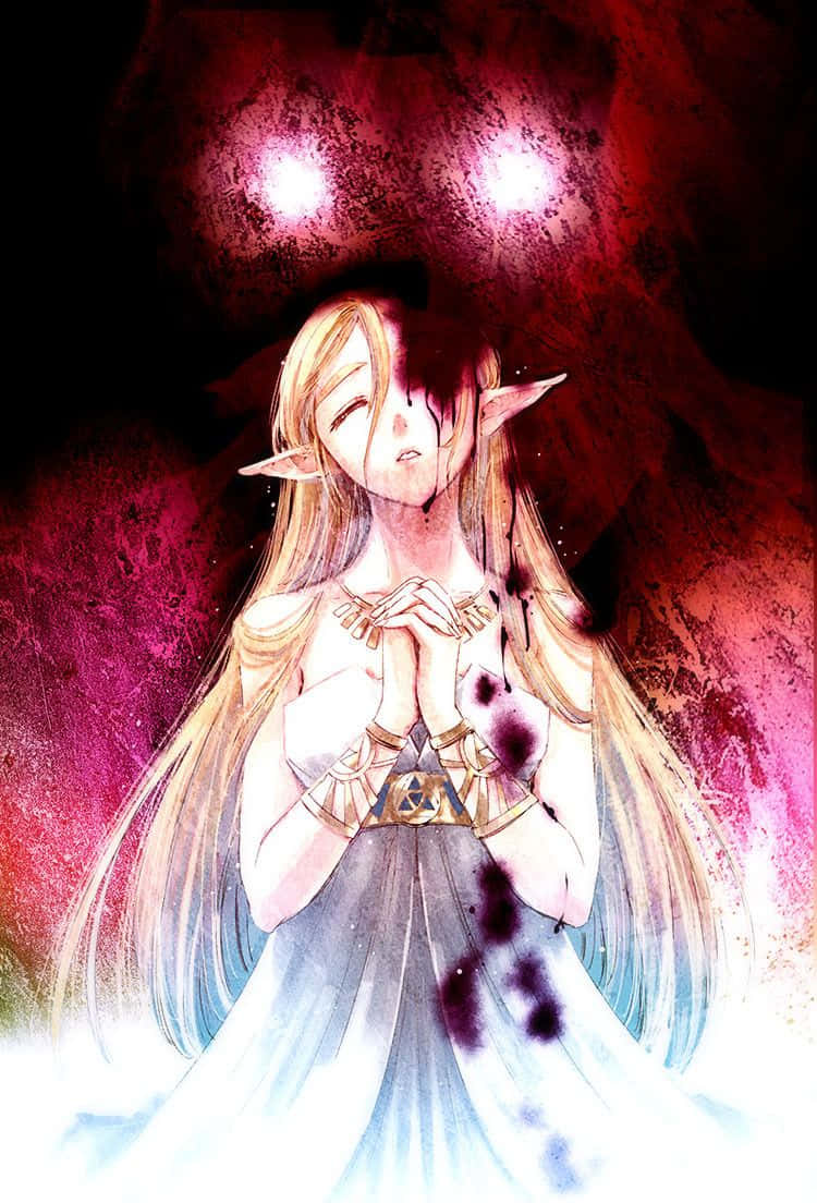Umiiyak na Prinsesa Zelda Botw Wallpaper