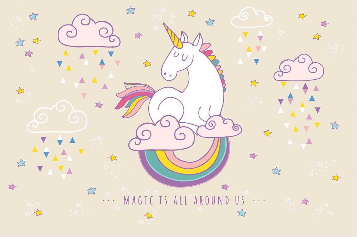 "Unicorn ang pinakamahusay na paraan upang ikalat ang mahika" Wallpaper