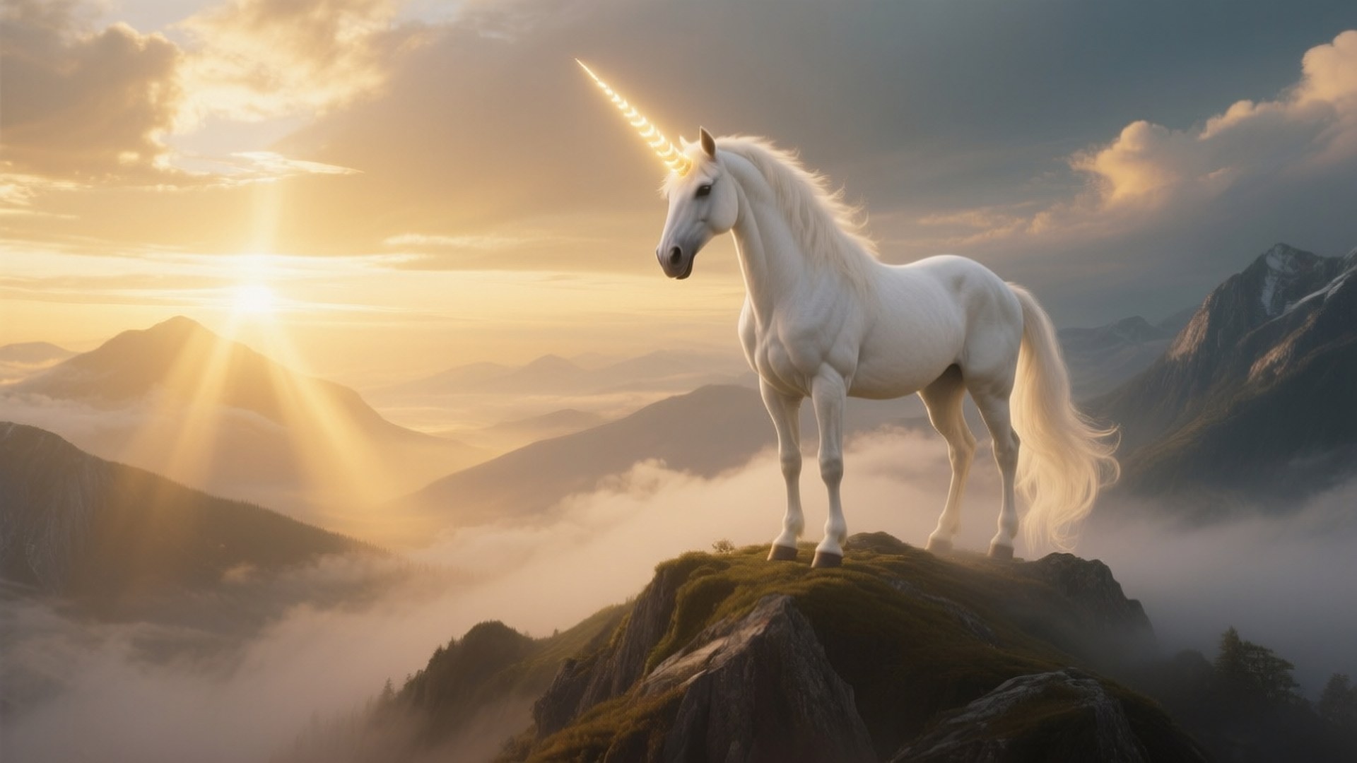 Unicorn ng Bukang Liwayway Wallpaper