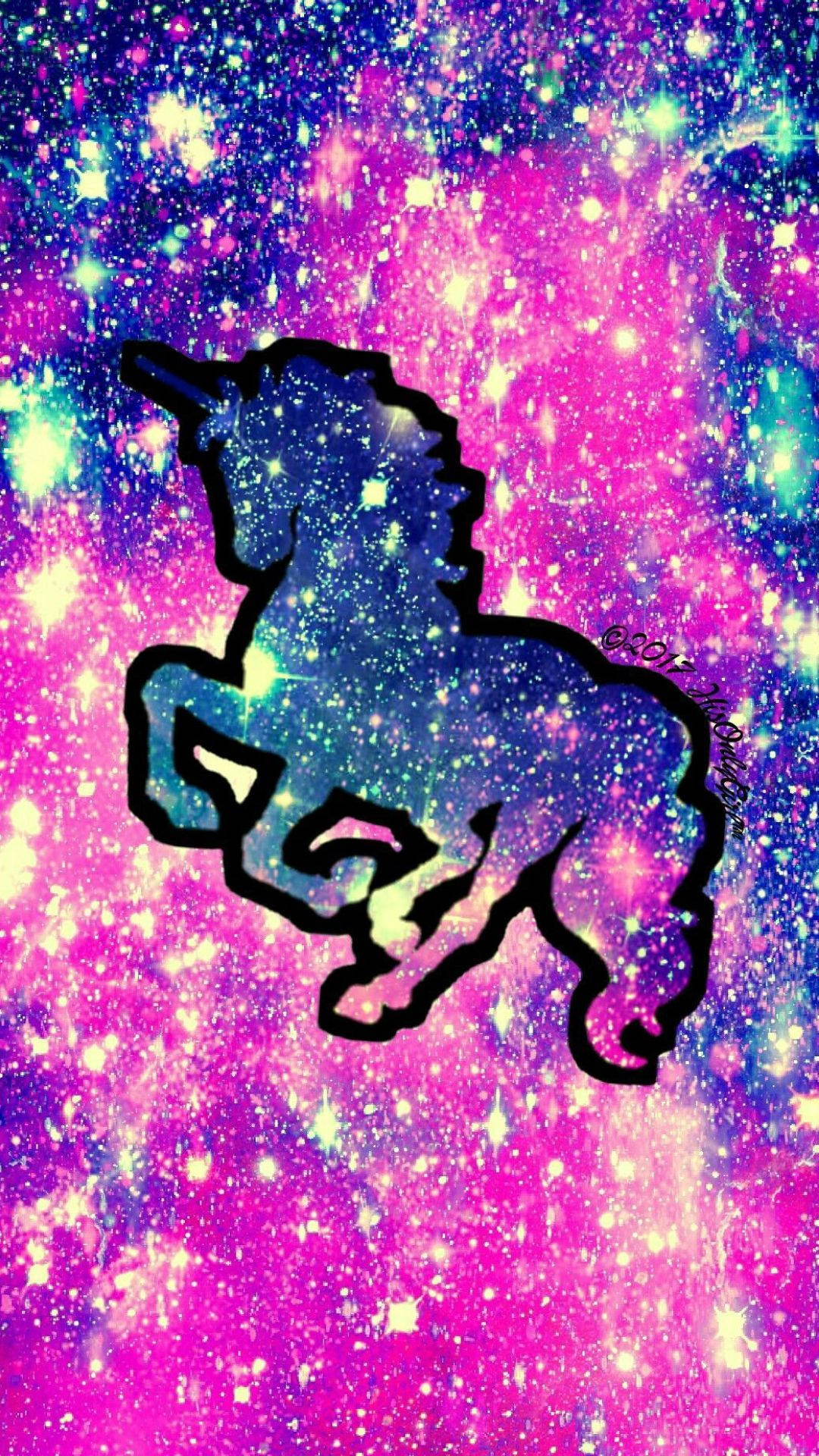 Unicorn sa Makaakitakit na Galaxy Wallpaper