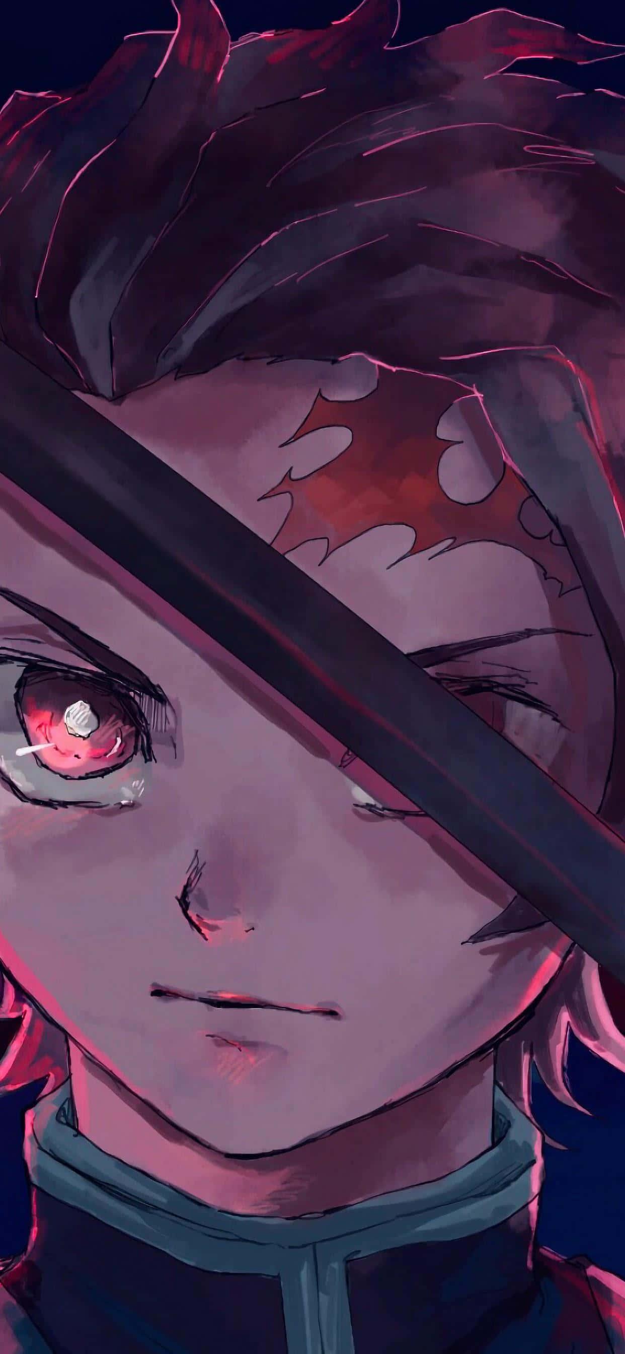 Ilabas ang Iyong Panloob na Kapangyarihan gamit ang Demon Slayer-Inspired iPhone 11 Wallpaper