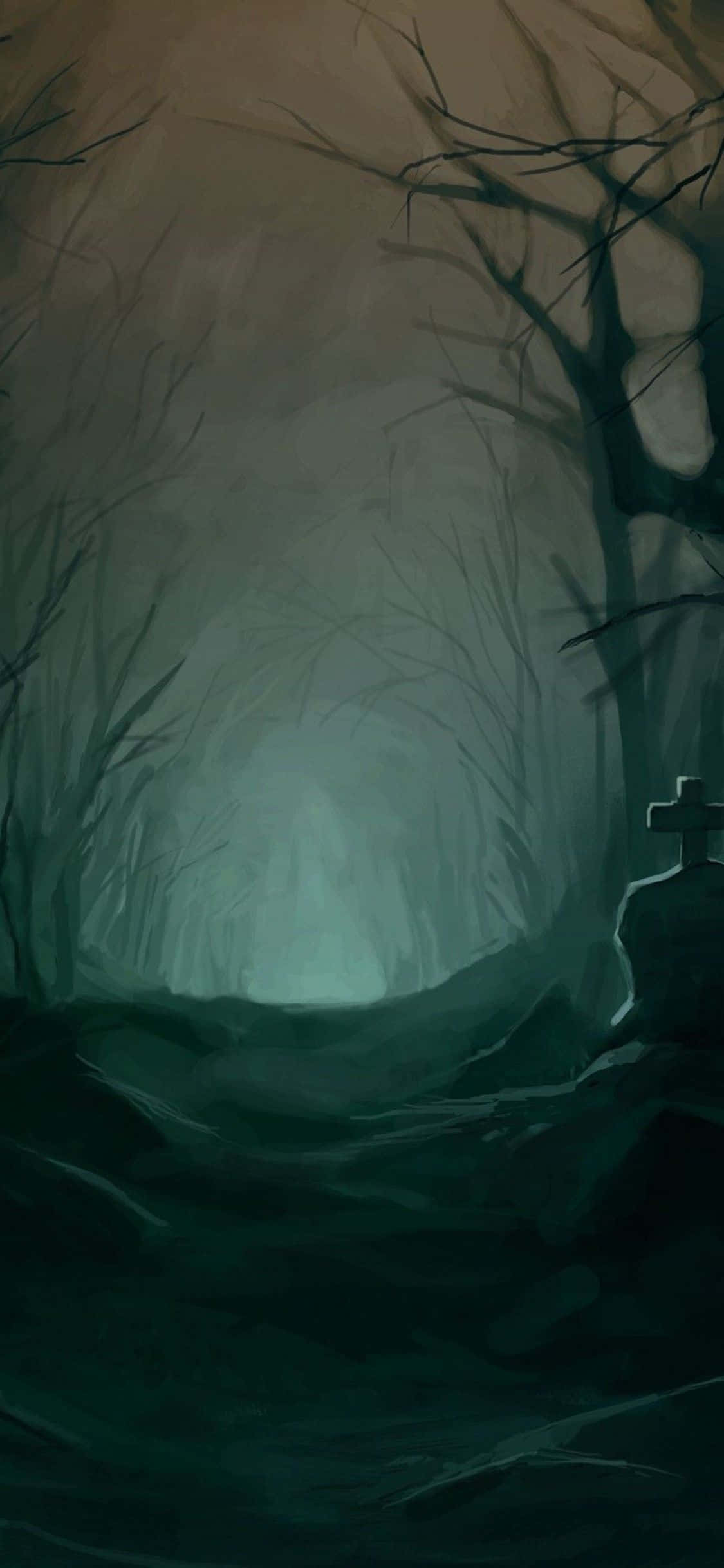 Buksan ang isang bagong paraan upang ipagdiwang ang Halloween gamit ang nakakamang Spooky na iPhone! Wallpaper