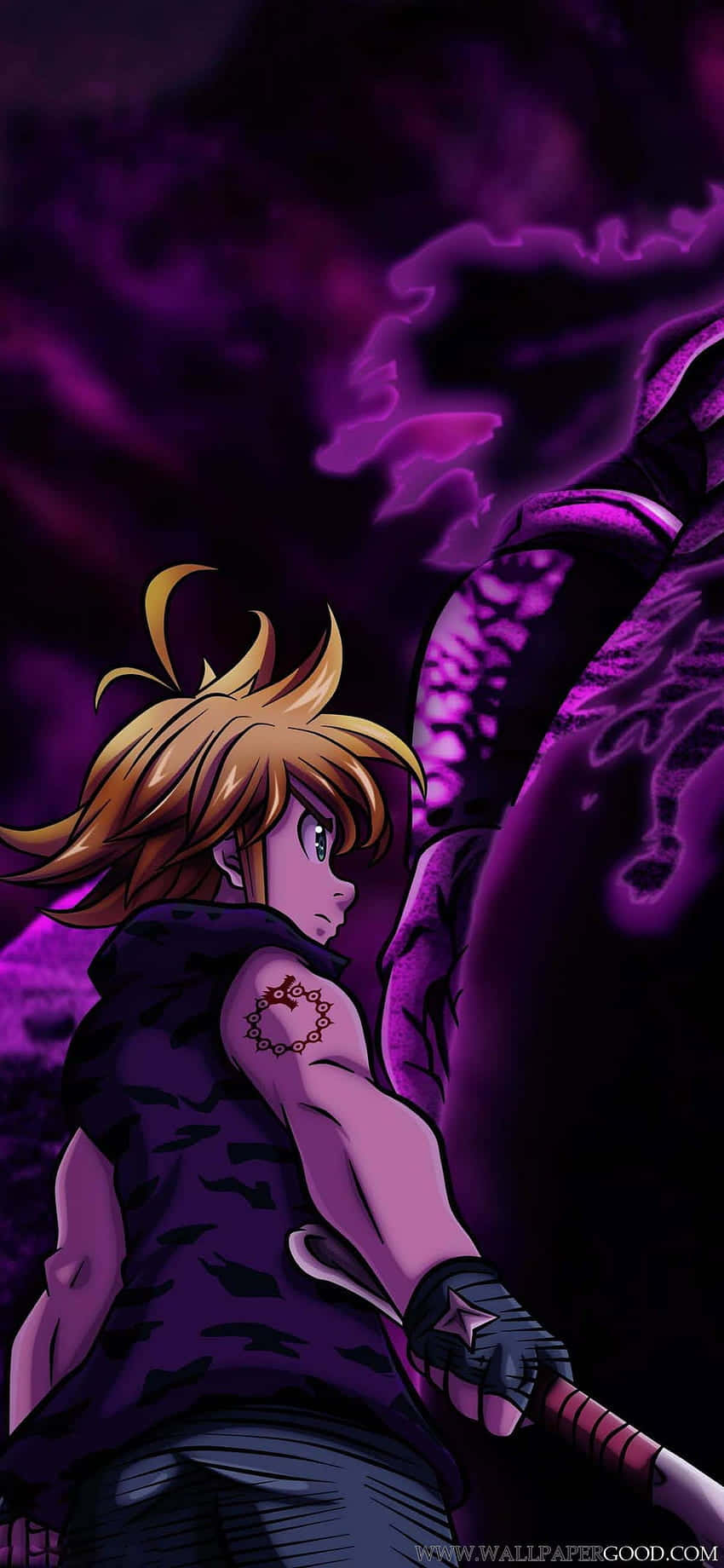 Alamin ang misteryo ng mga Sinners gamit ang Seven Deadly Sins iPhone. Wallpaper
