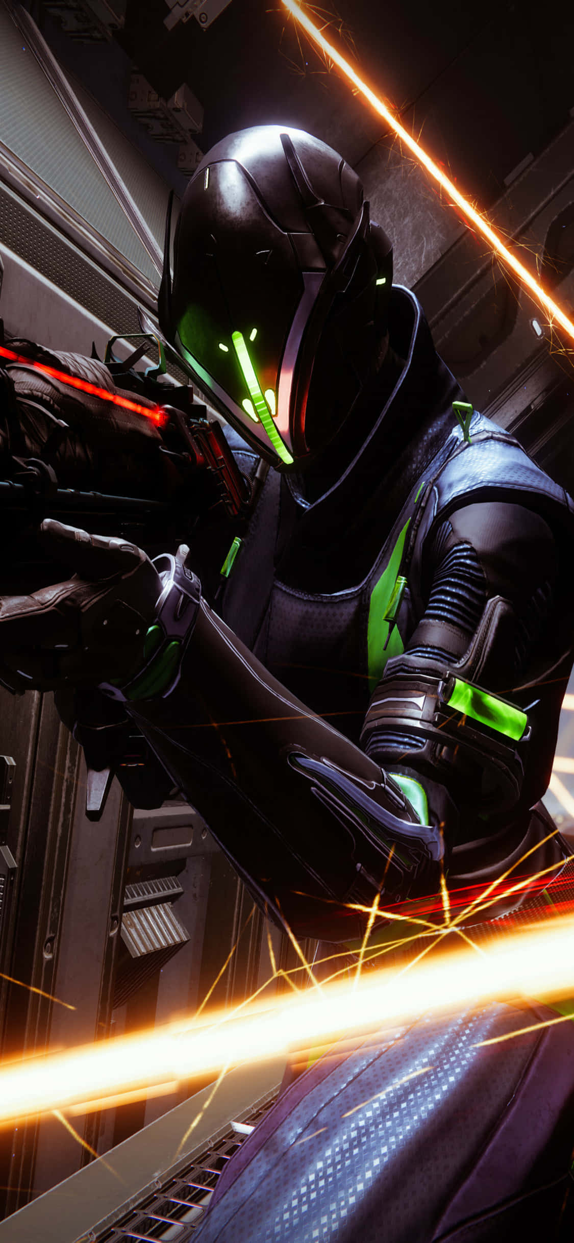 I-unlock ang mundo ng Destiny 2 gamit ang isang iPhone Xs Wallpaper