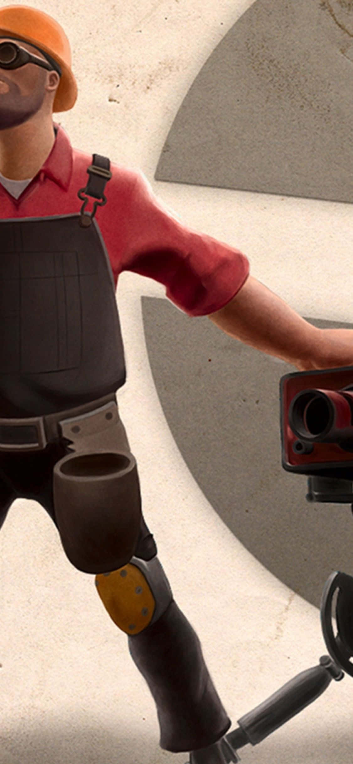 Upgrade your gaming experience with iPhone XS and Team Fortress 2! Wallpaper