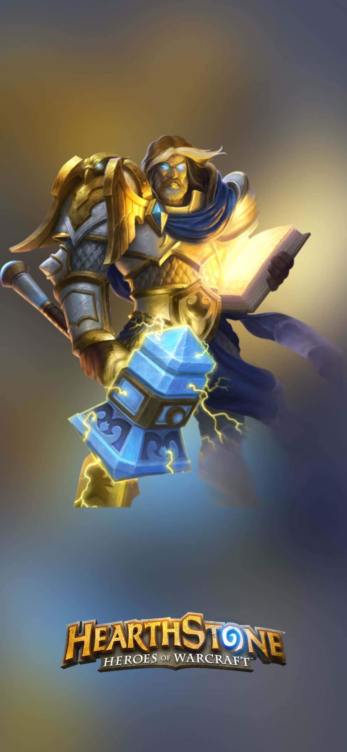 Uther Lightbringer iPhone XS Hearthstone Background Wallpaper